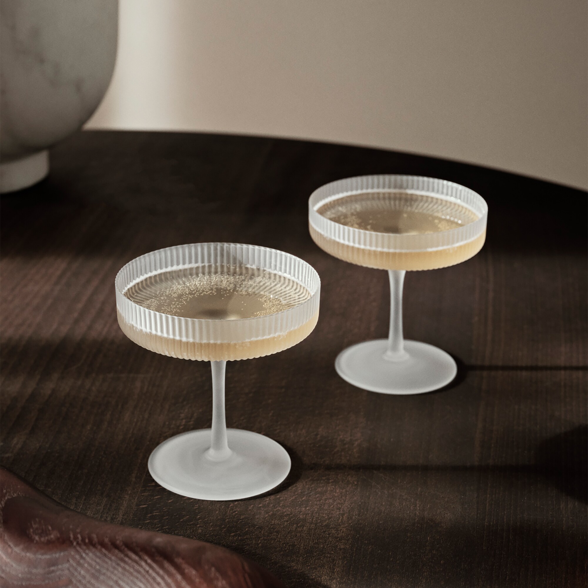 Ripple Champagne Glass Set of 2