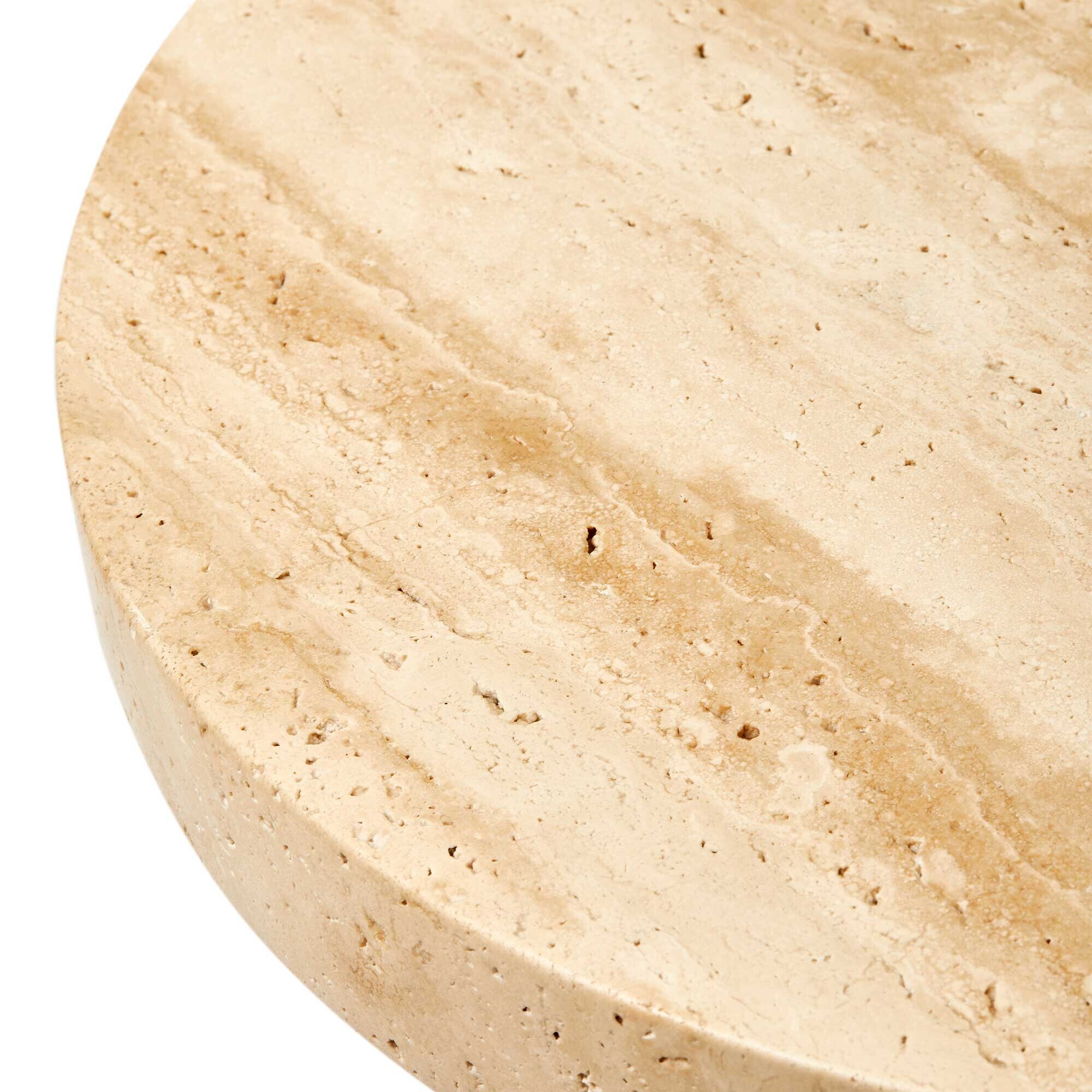 Zig Zag Stool Travertine