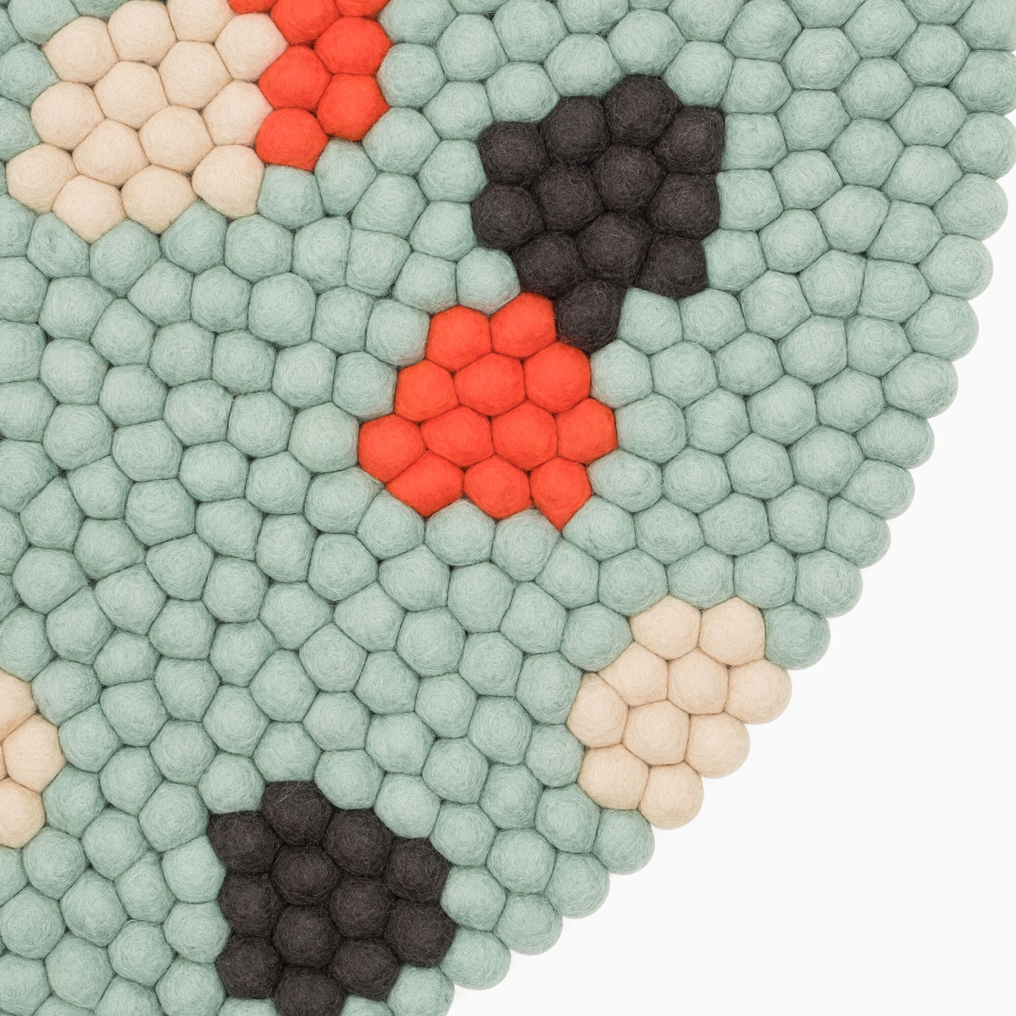 Terra Ocean Felt Ball Rug