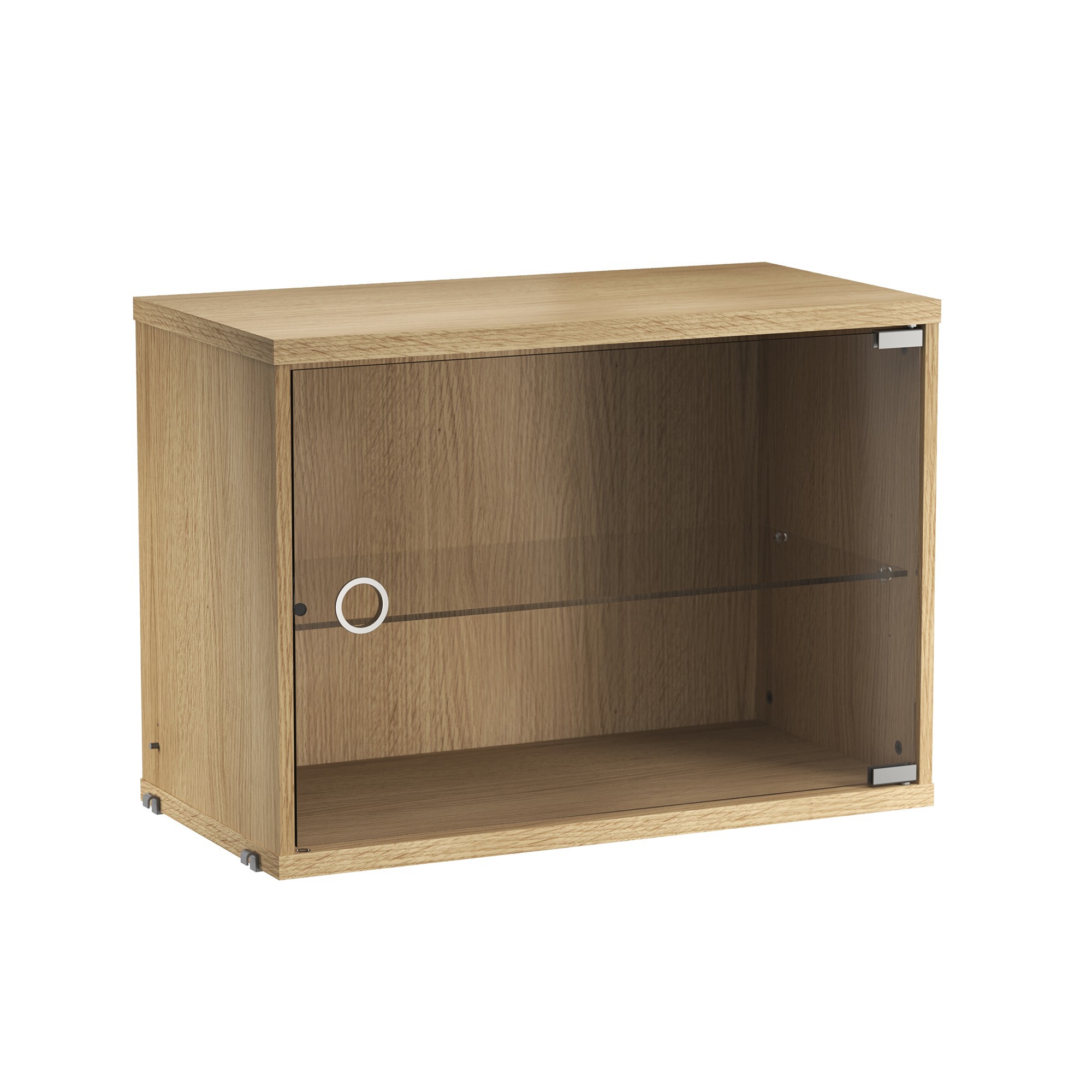 String System Display Cabinet with Swinging Glass Door 58x30cm