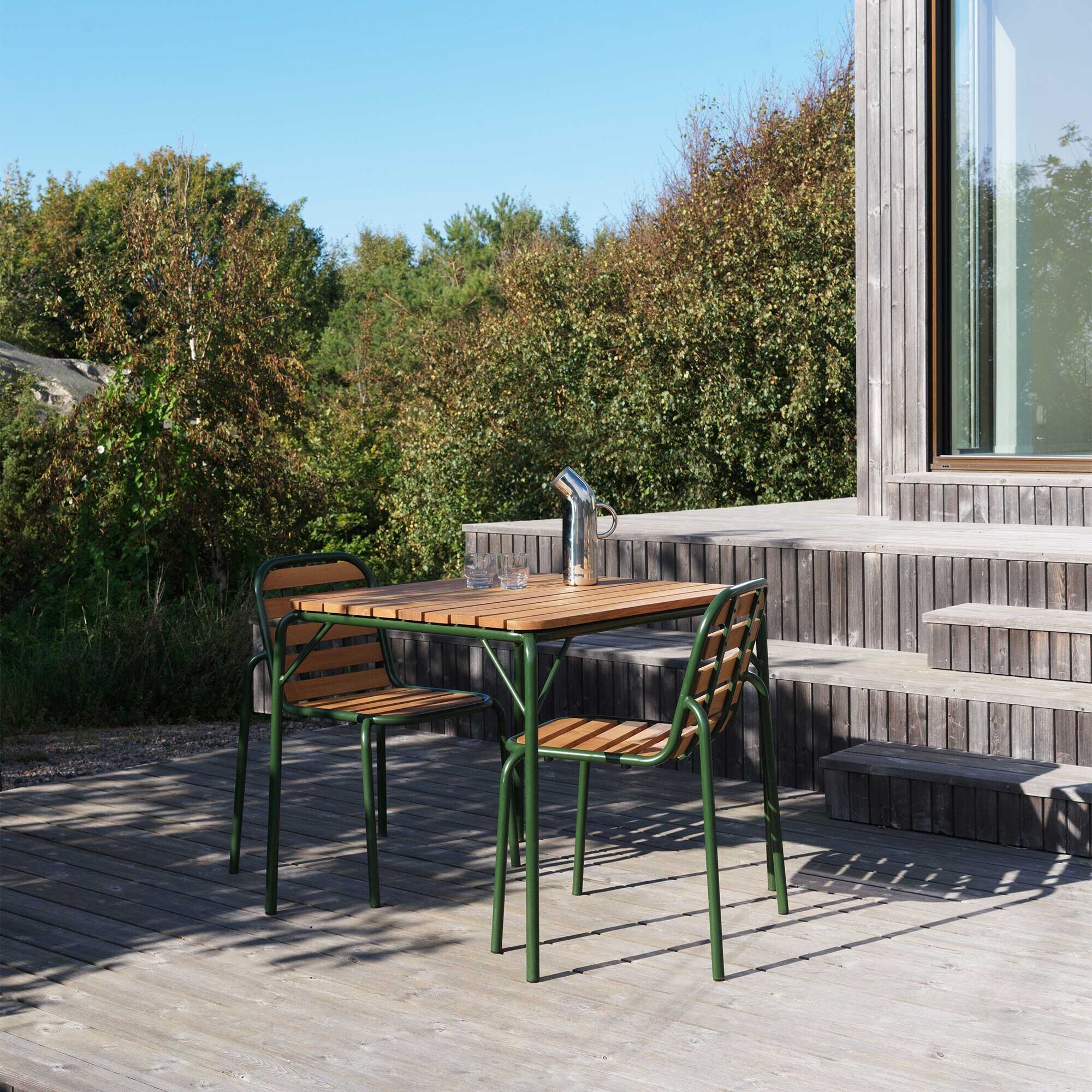 Vig Outdoor Table Wood 80x90cm