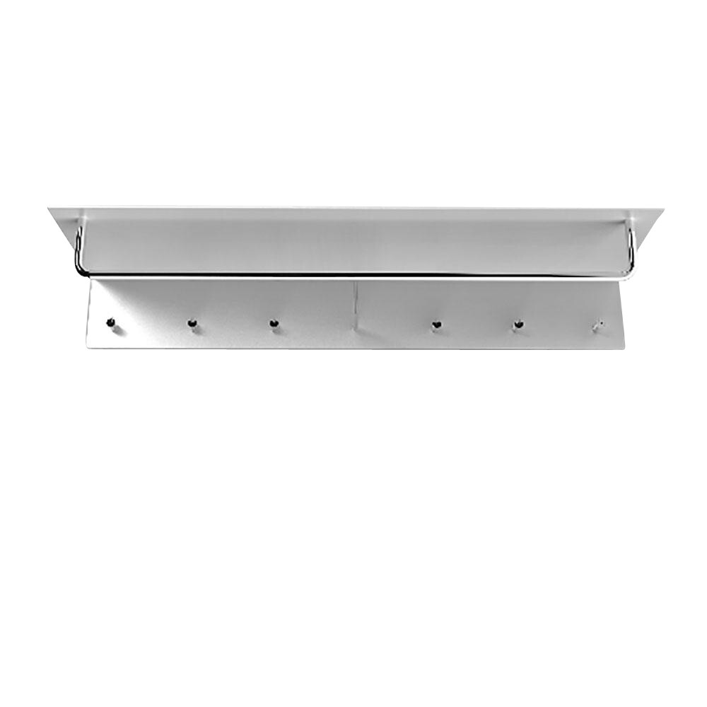 Unu Wall Coat Rack With 6 Hooks & Bar