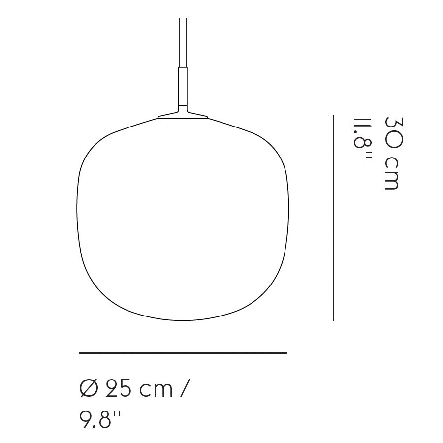 Rime Suspension Lamp Ø 25cm