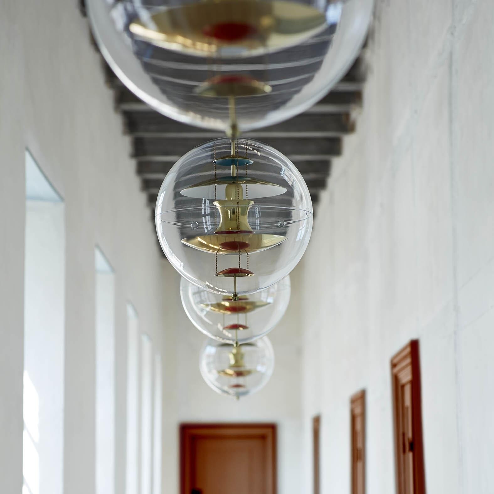 VP Globe Brass Suspension Lamp