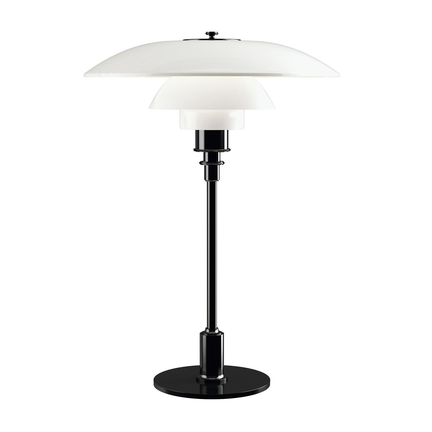PH 3 1/2 - 2 1/2 Glass Table Lamp