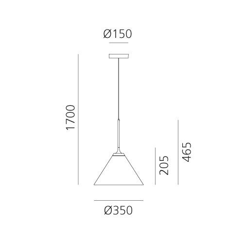 Look at Me 35 LED Suspension Lamp