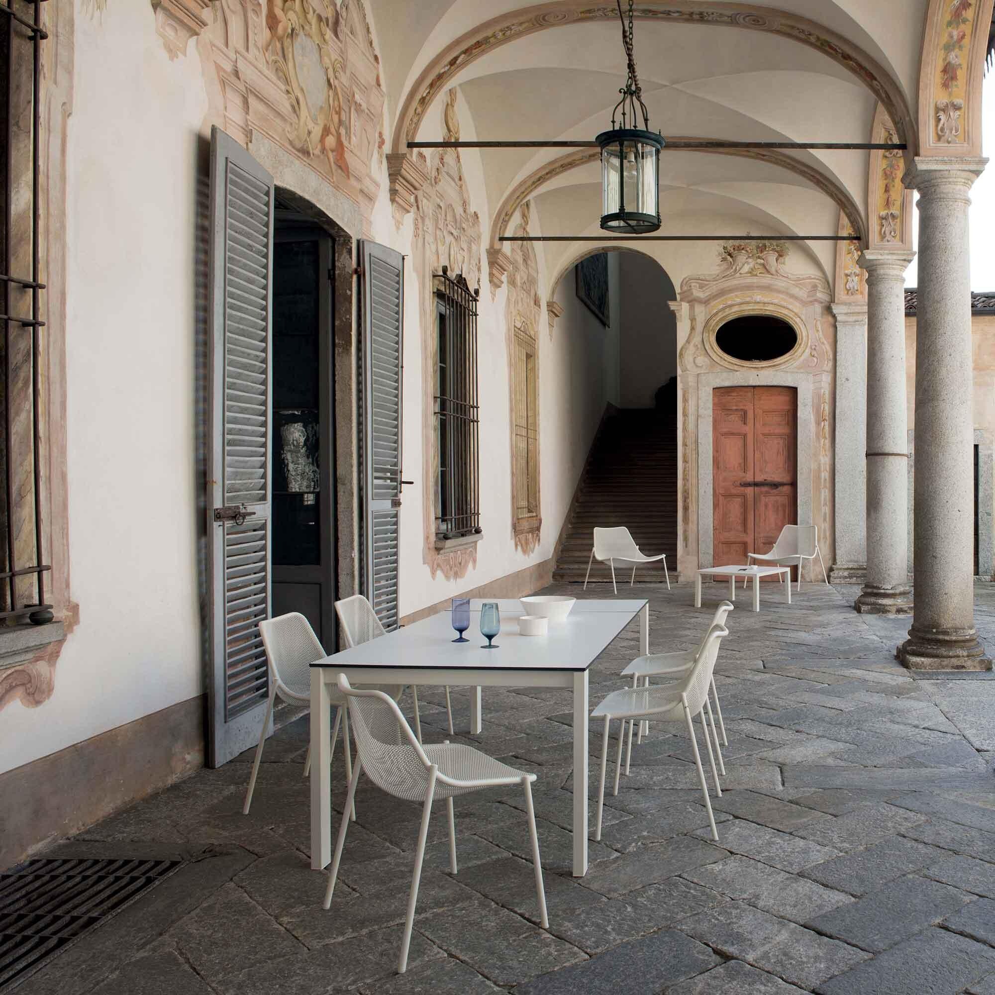 Round Garden Table Adjustable