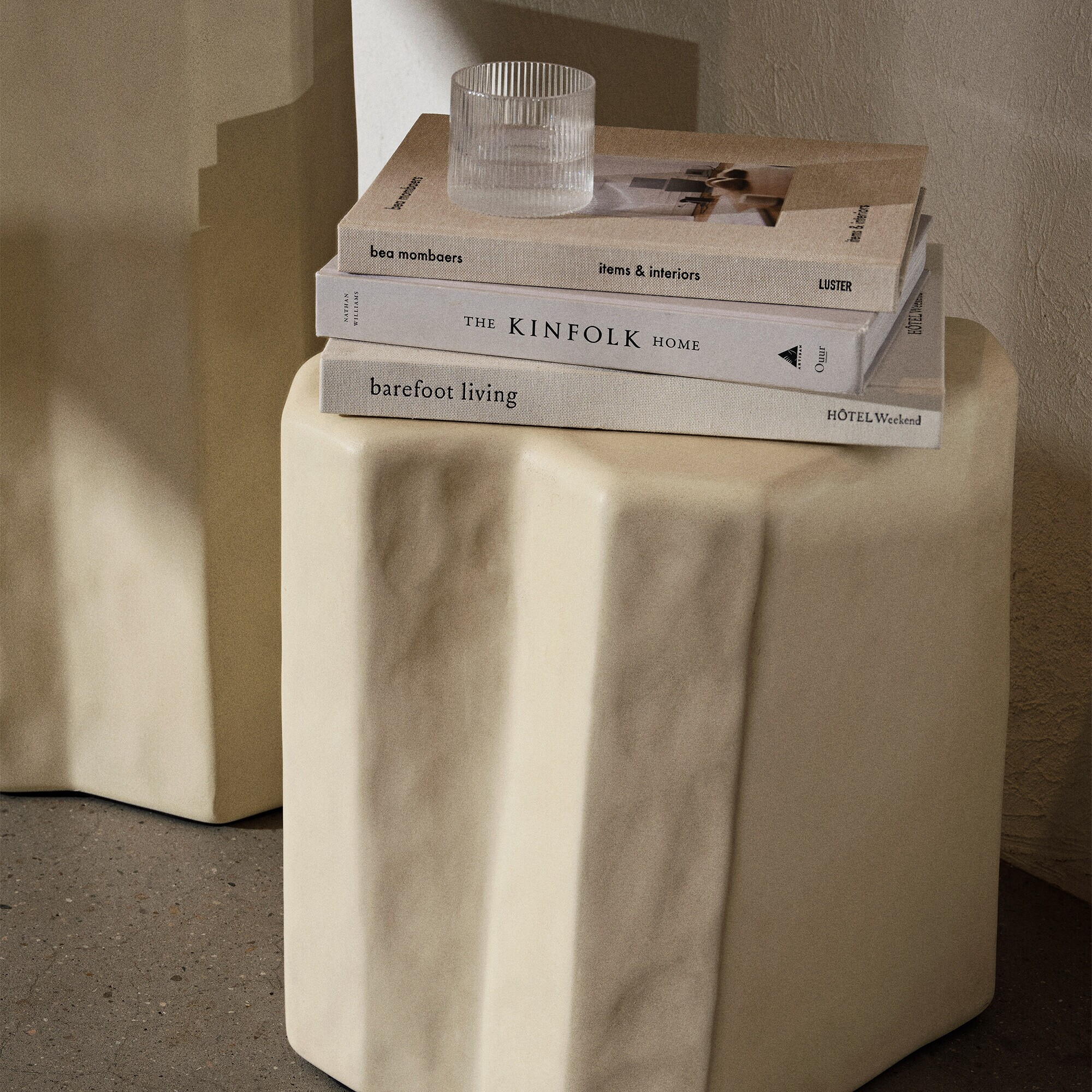 Ripple Glass Low Set of 4