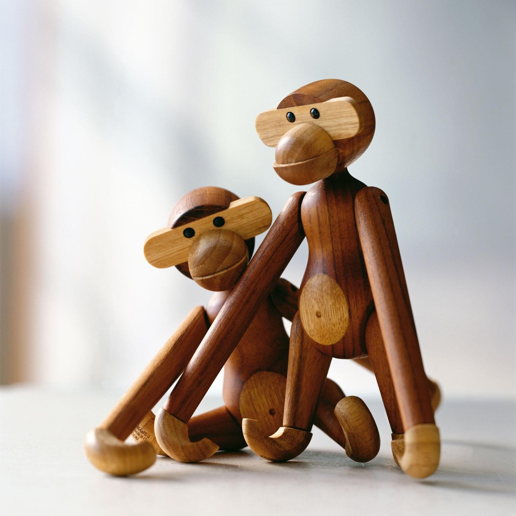 Wooden Figurine Monkey Small Teak