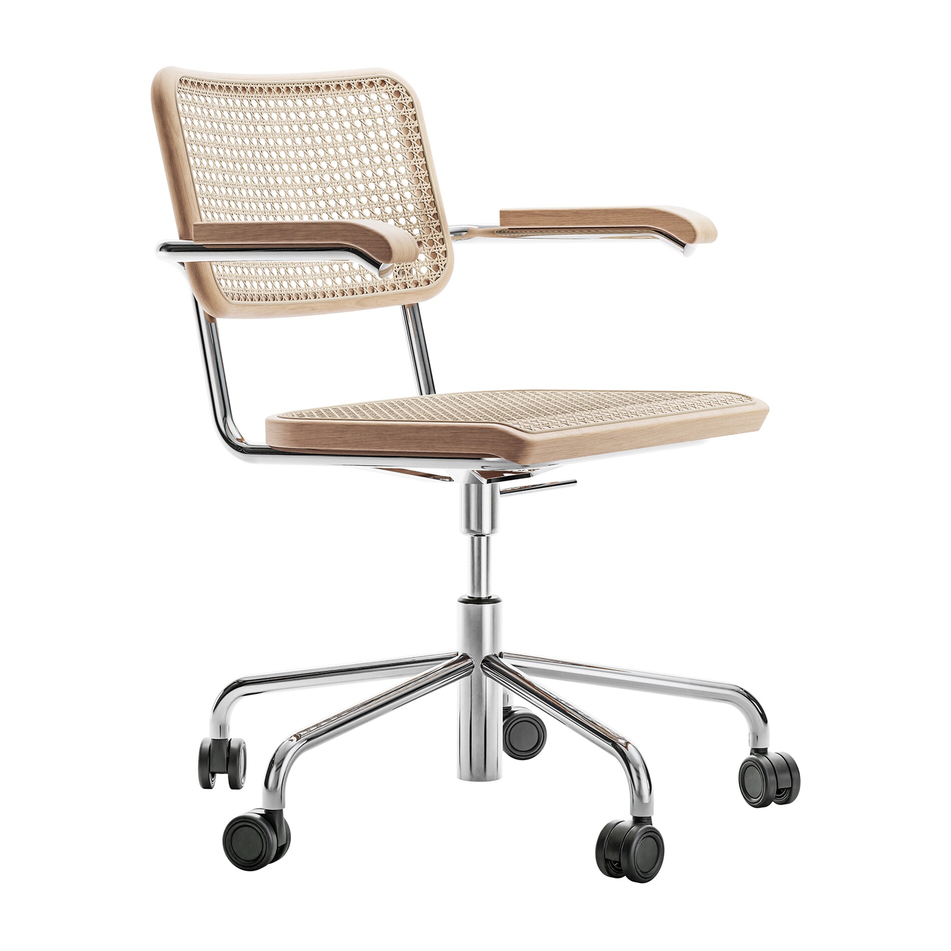 S 64 VDR Swivel Chair with Wickerwork