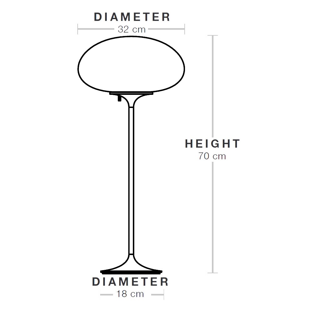 Stemlite Table Lamp H 70cm