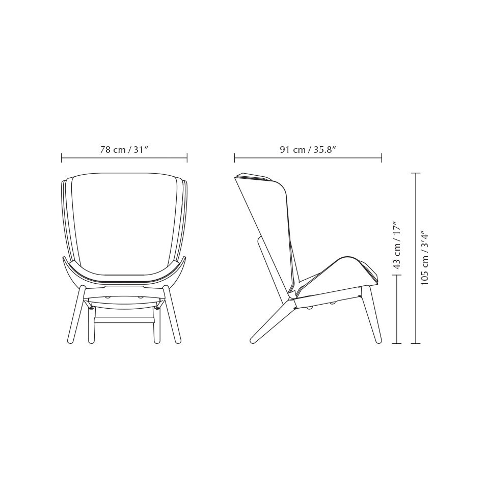 The Reader Armchair Dark Oak