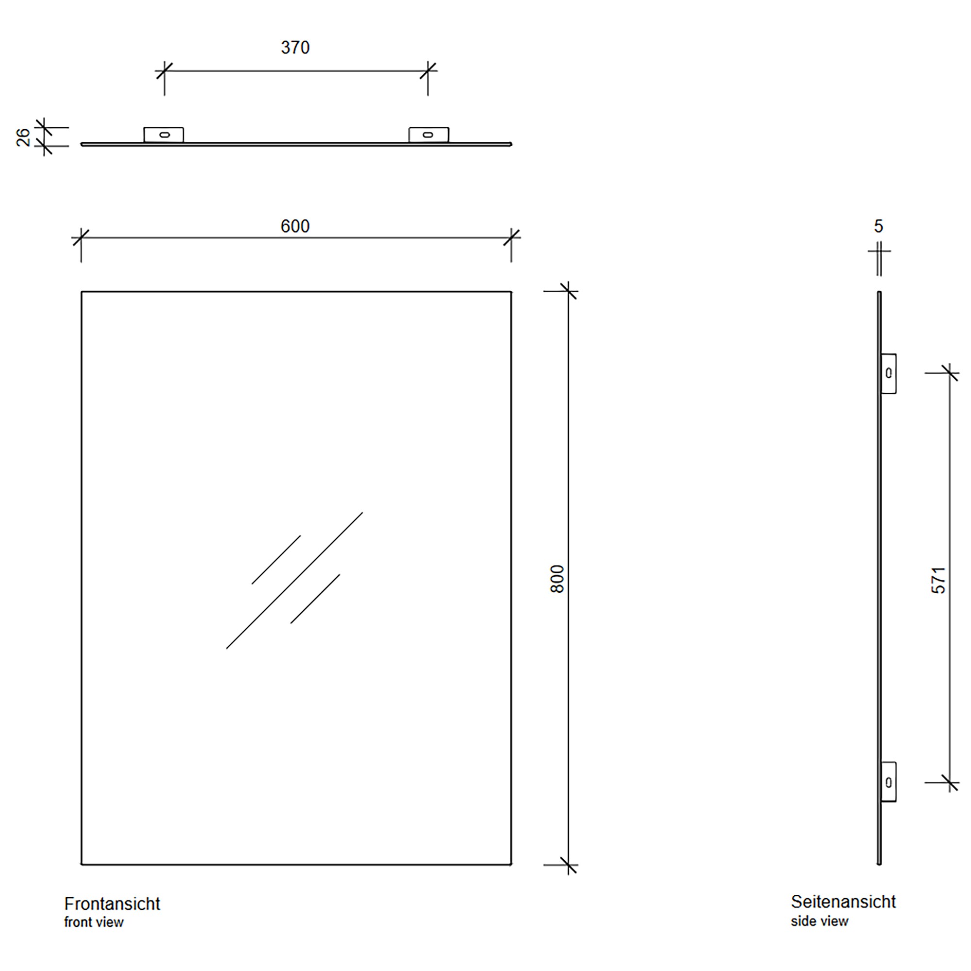 Space 06080 Wall Mirror