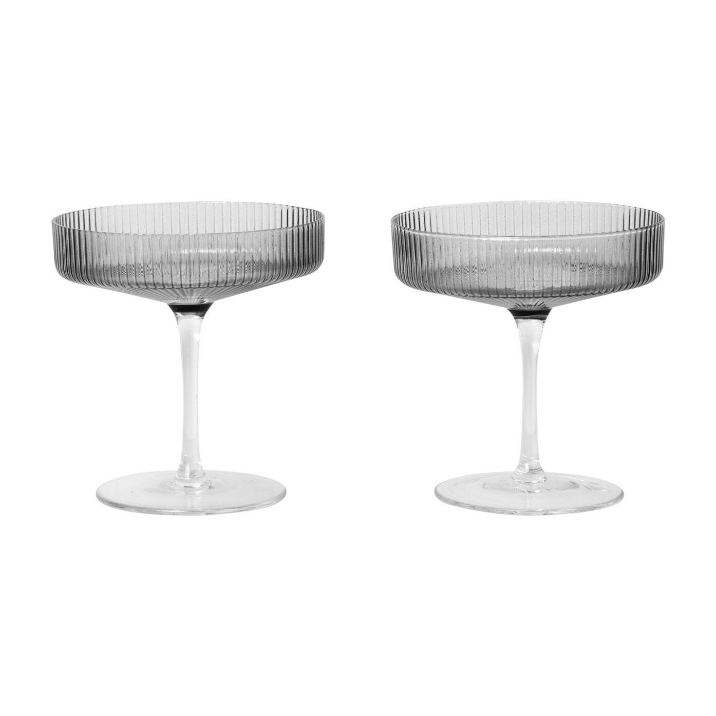 Ripple Champagne Glass Set of 2