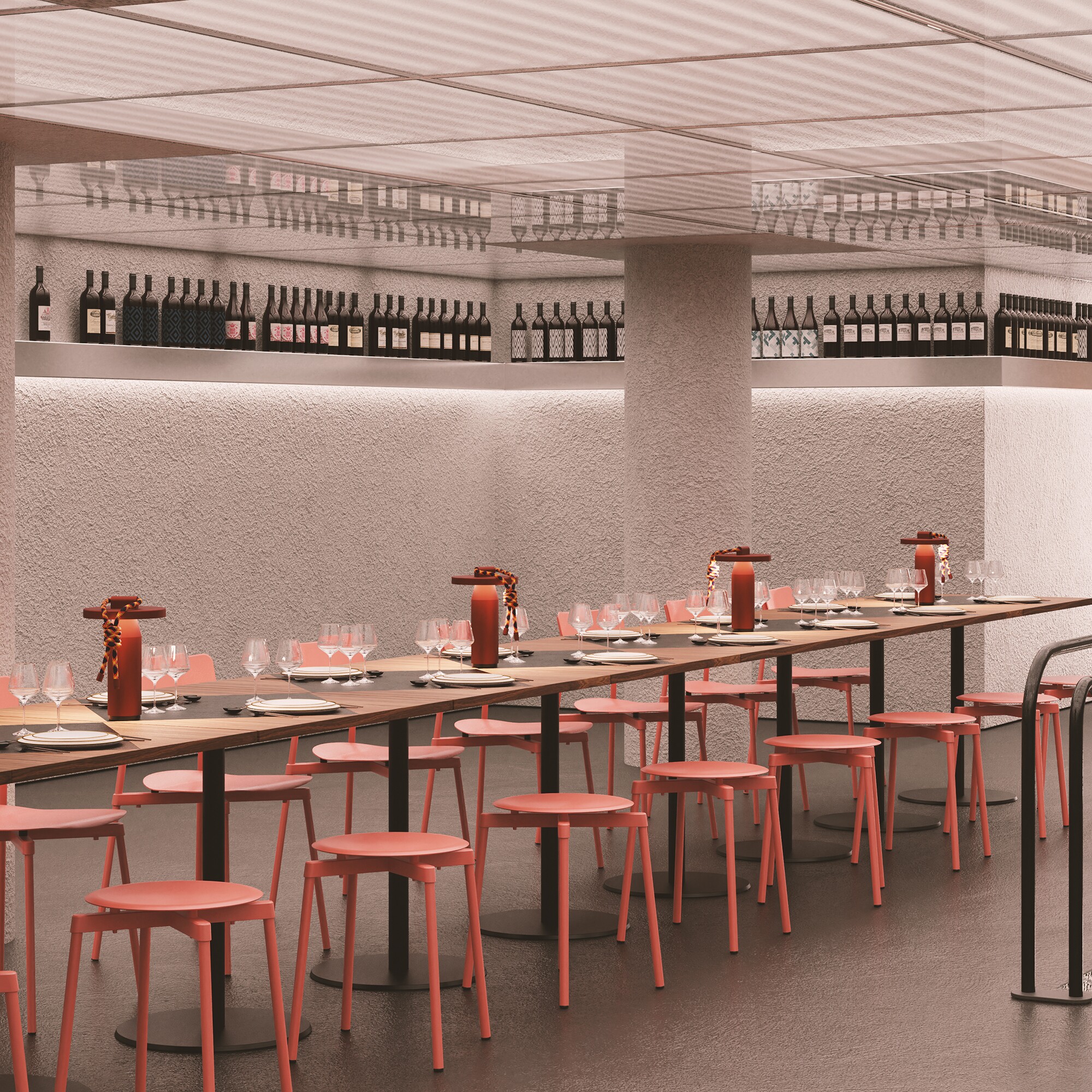 Quasar LED Lamp with Battery