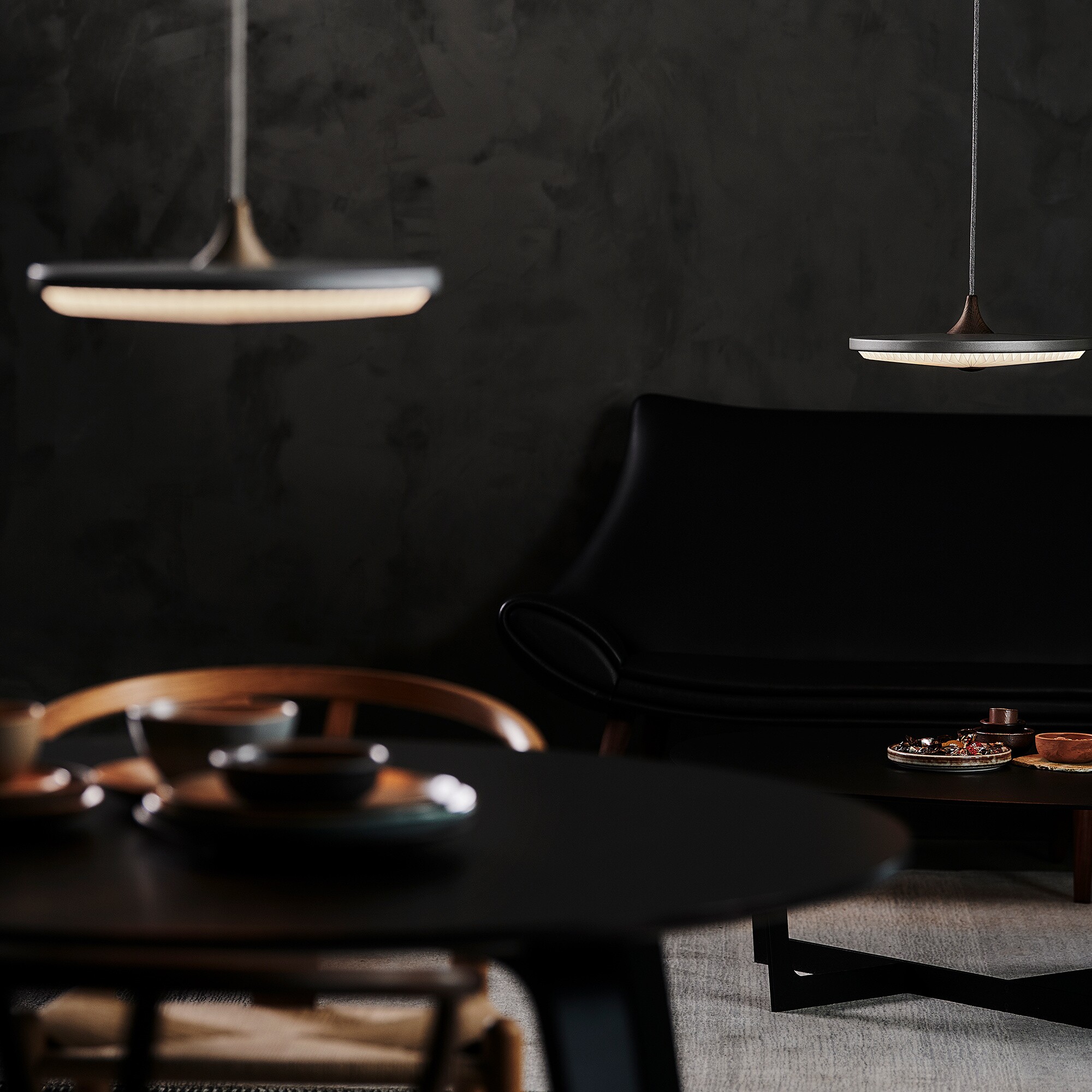 Soleil LED Suspension Lamp with Casambi Dimmer