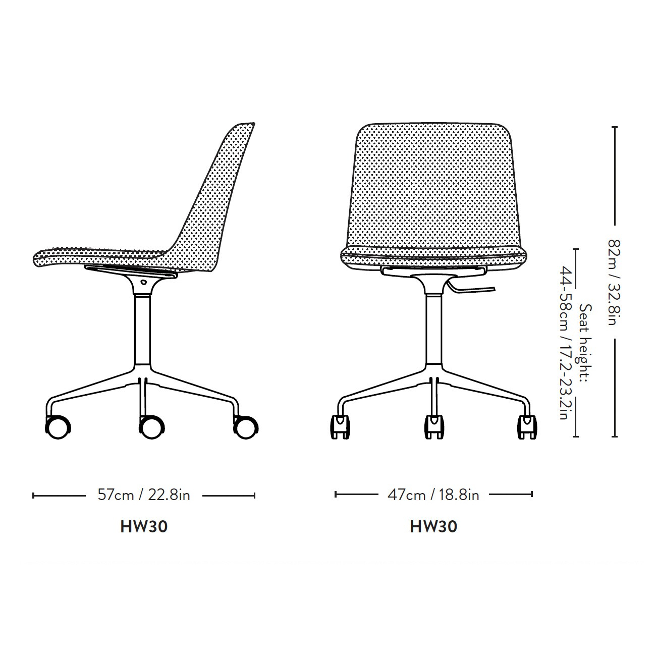 Rely HW30 Office Swivel Chair