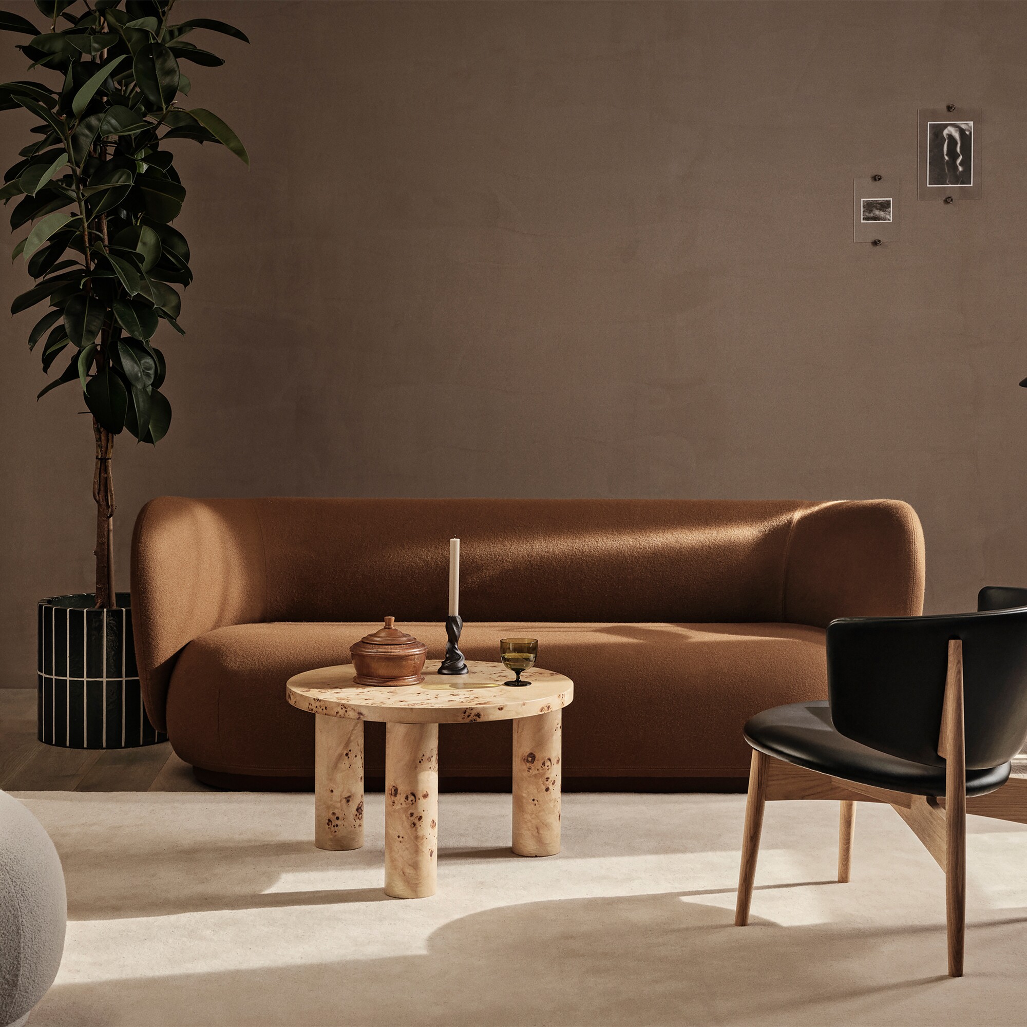 Post Side Table High Gloss S