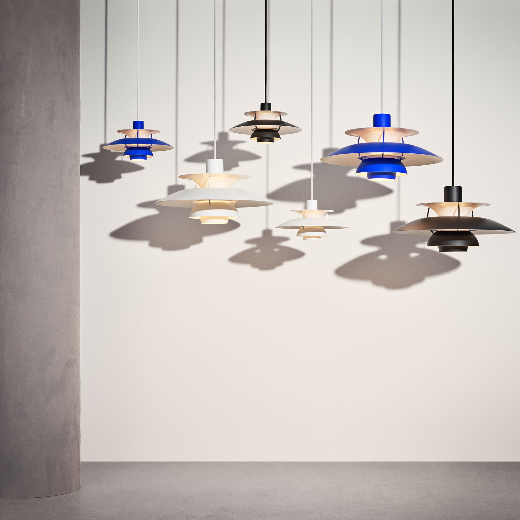 PH 5 Monochrome Suspension Lamp