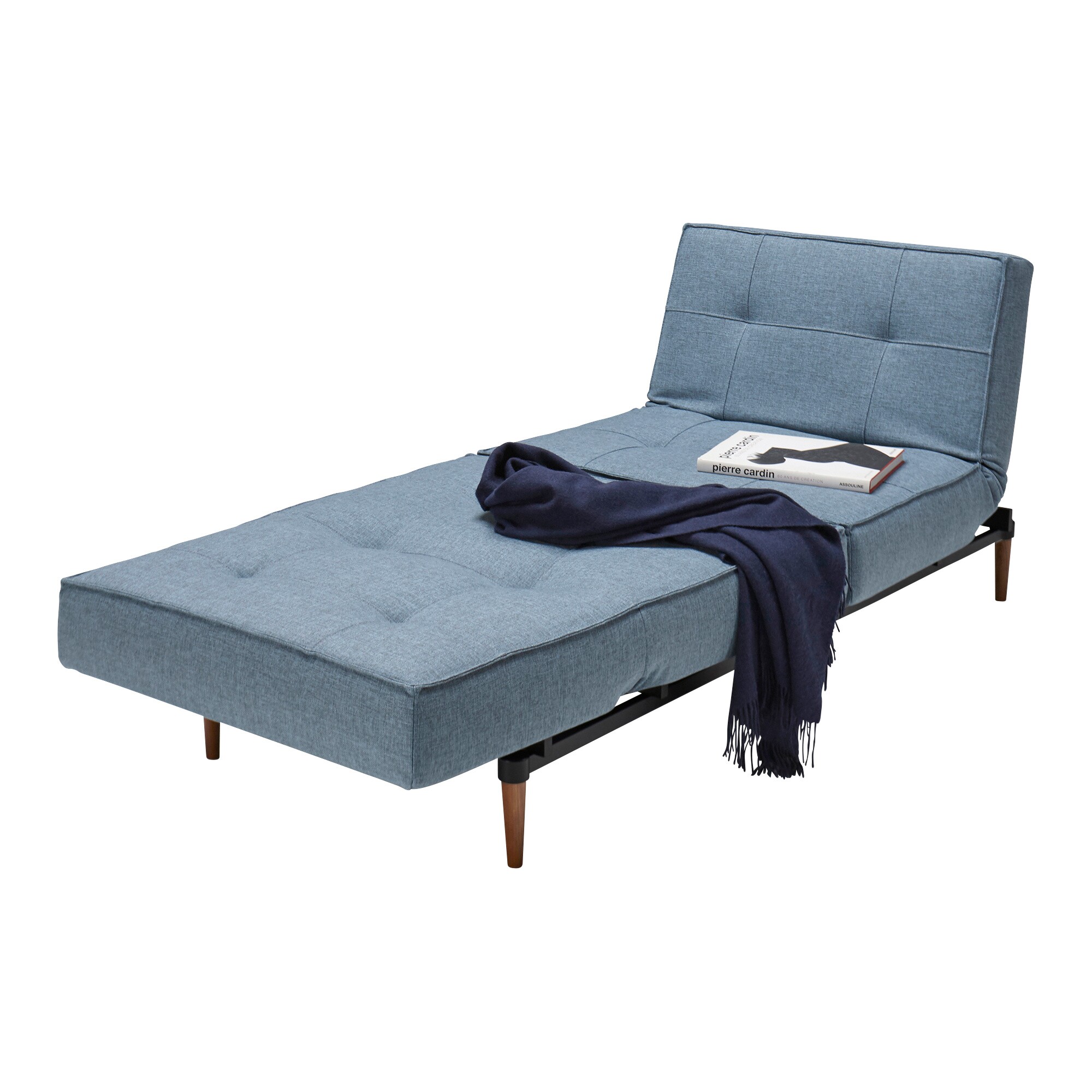 Splitback Styletto Easy Chair Dark Wood