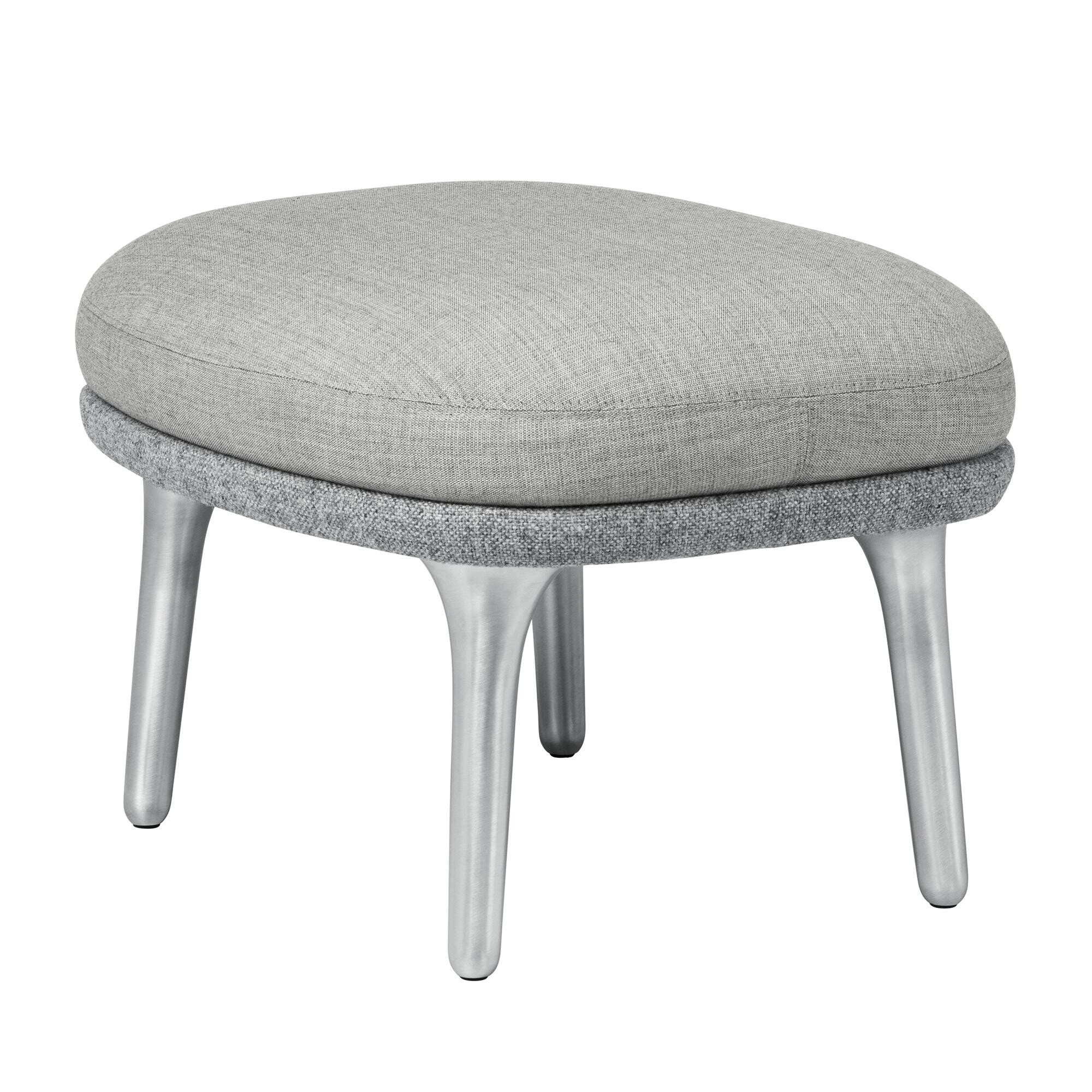 Ro™ JH11 Footstool Fabric Aluminium Feet