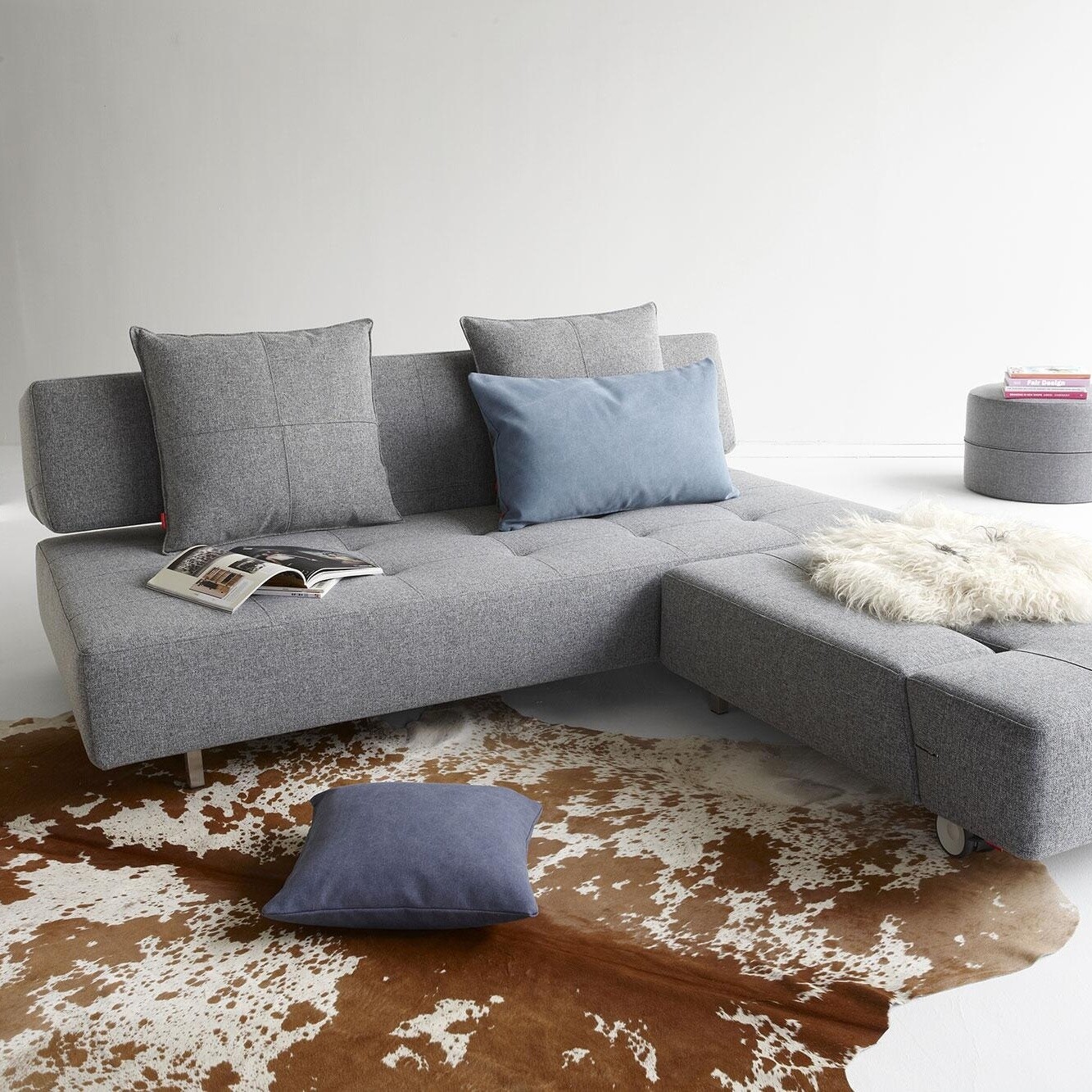 Long Horn Deluxe Excess Sofa Bed 210x114cm