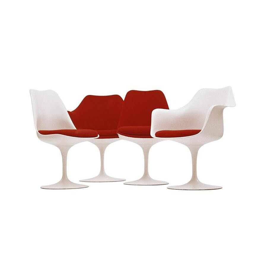 Tulip Saarinen Armchair Full Upholstered Pivotable