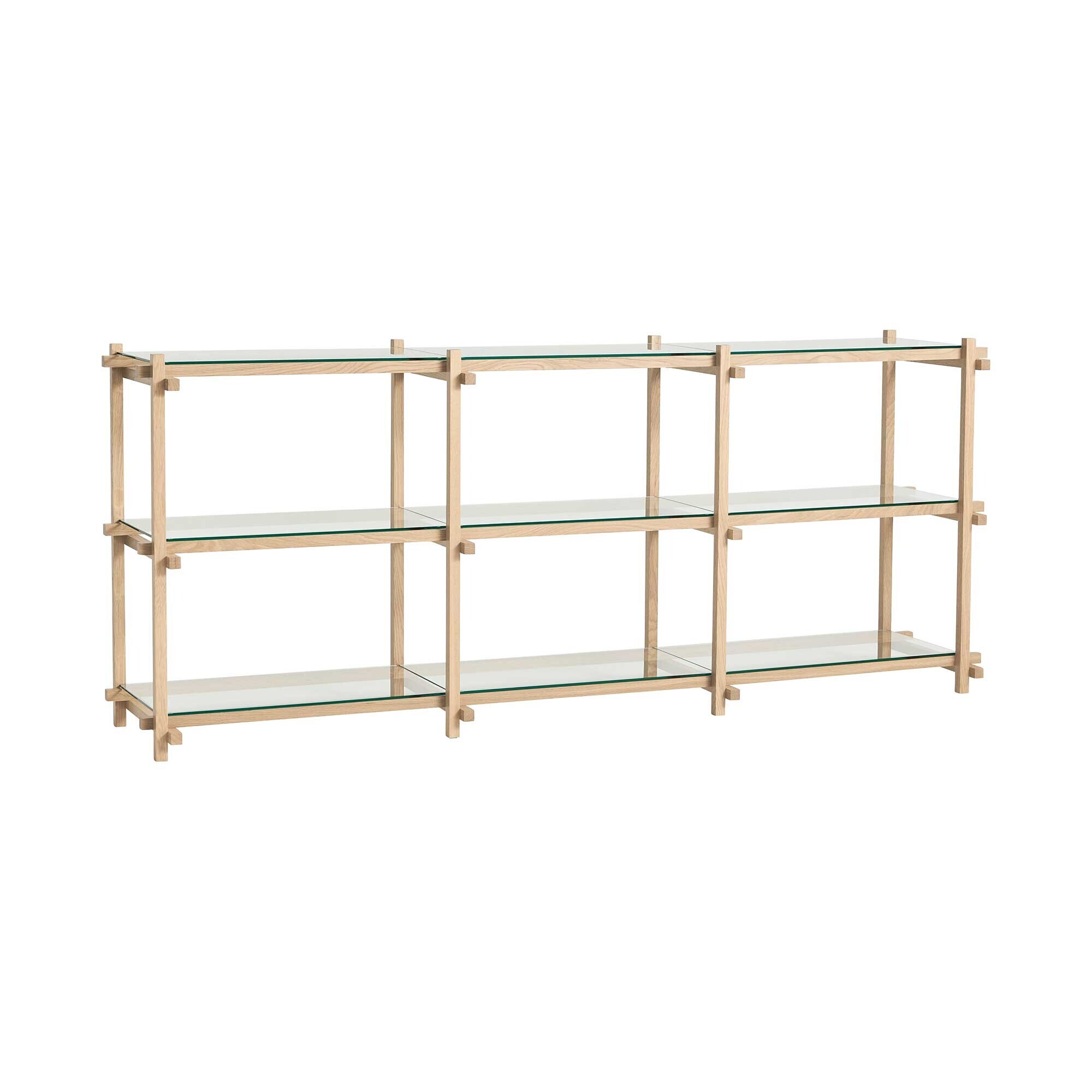 Woody Low Shelf Glass