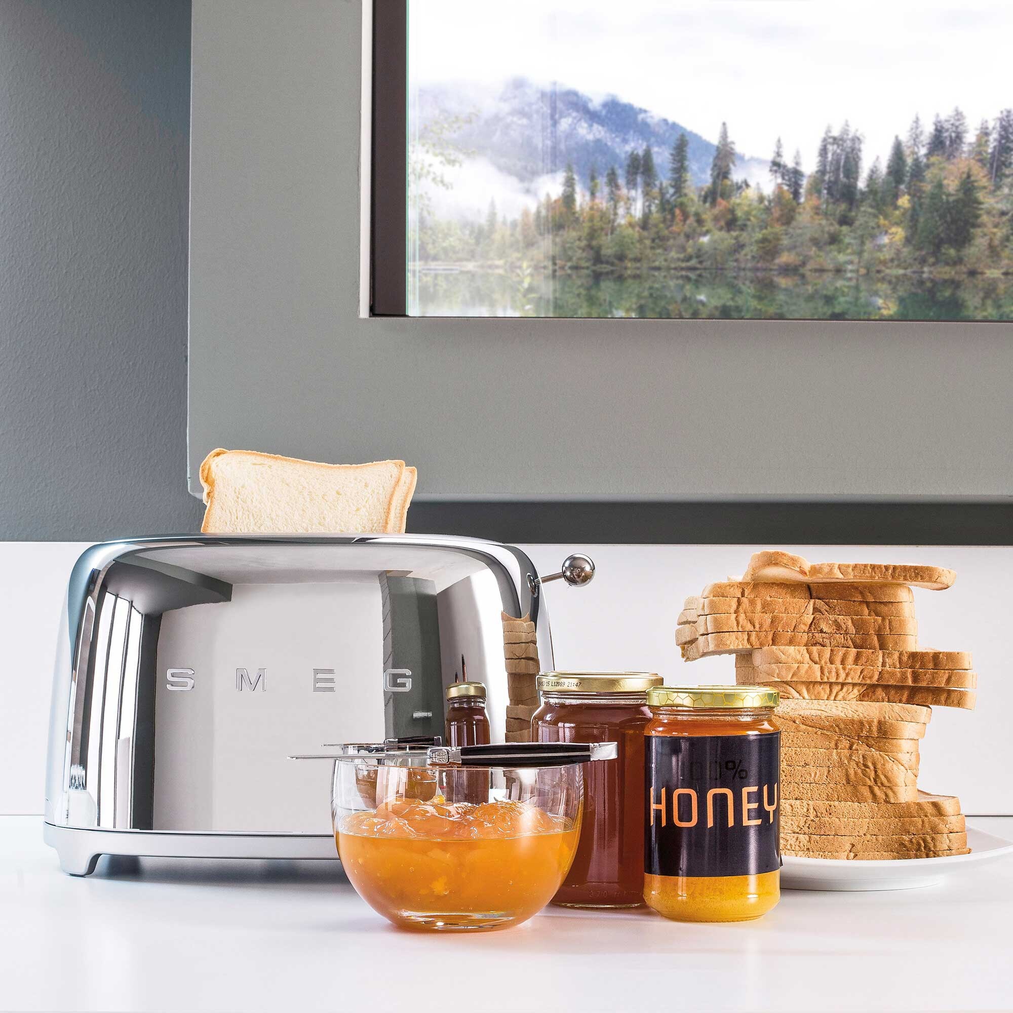 TSF01 Toaster 2 Slices Metallic