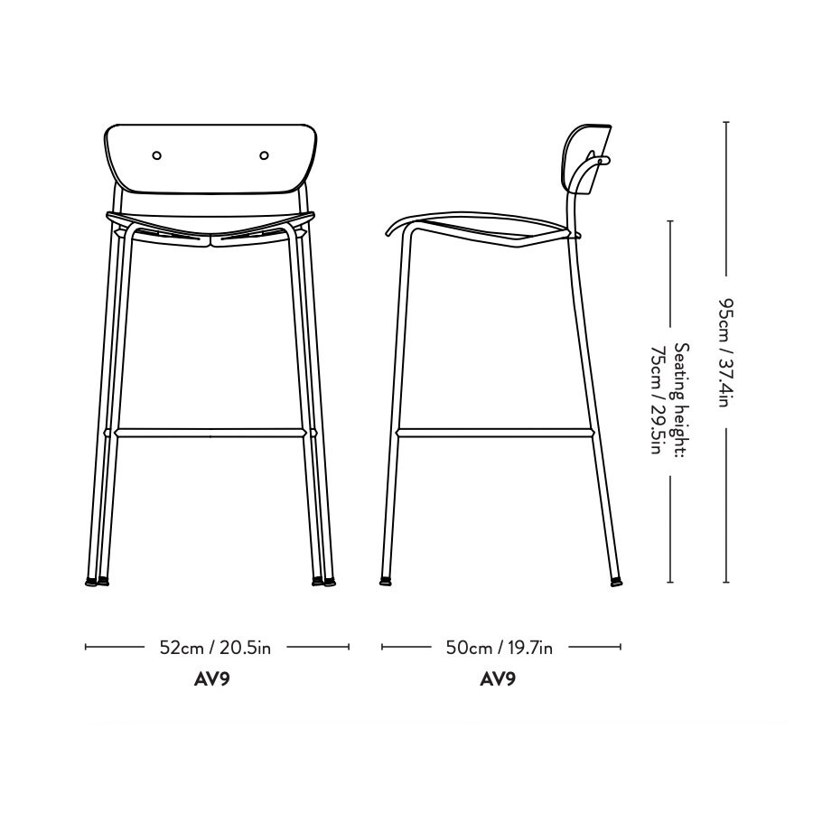 Pavilion AV9 Bar Stool
