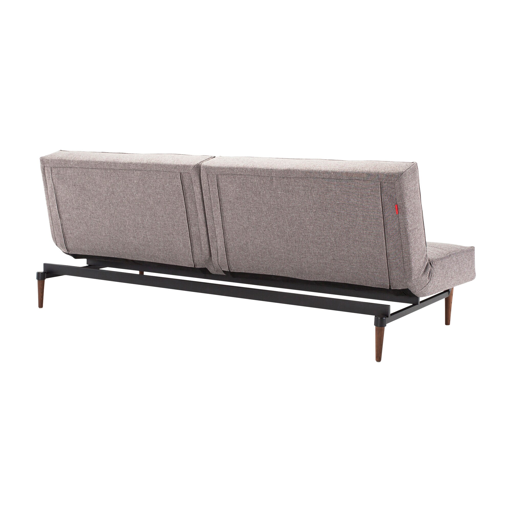 Splitback Styletto Sofa Bed Dark Wood 210x91cm
