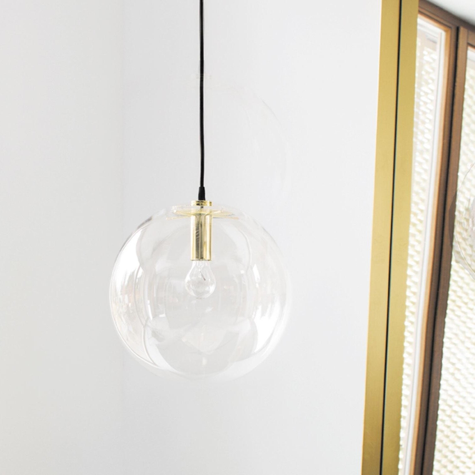 Selene Suspension Lamp Brass