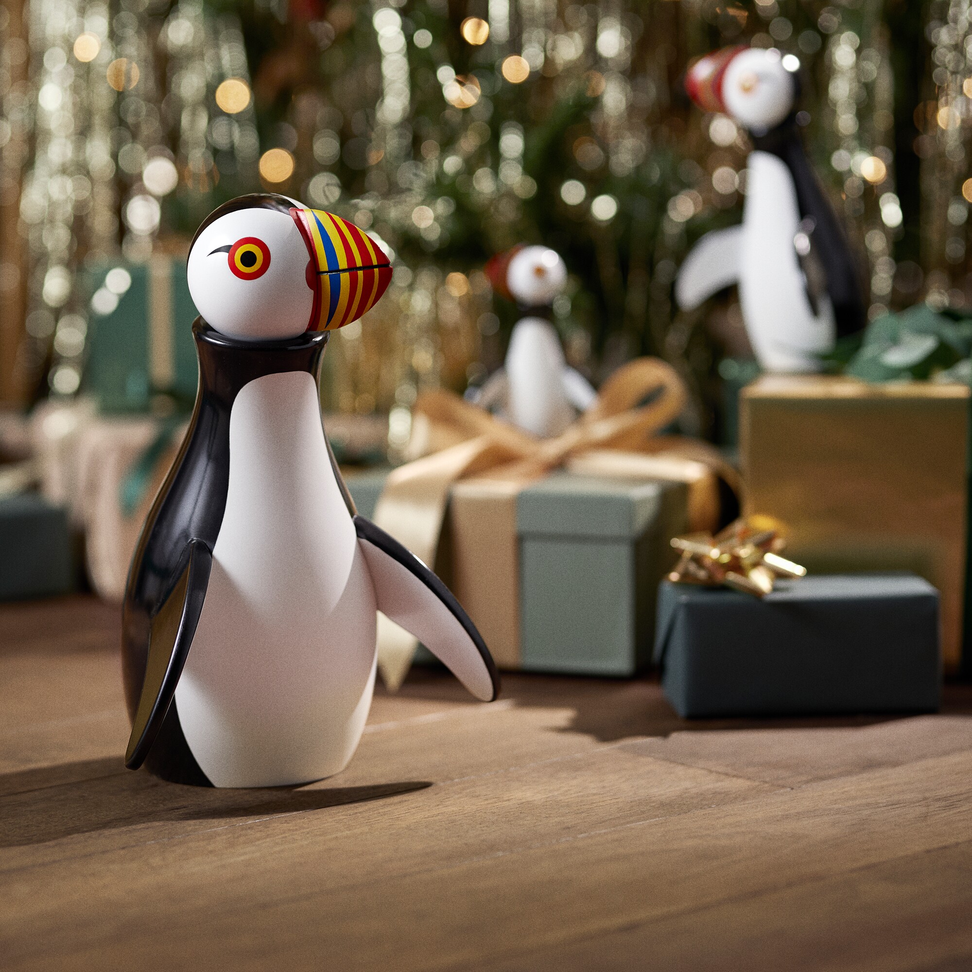 Wooden Figurine Atlantic Puffin