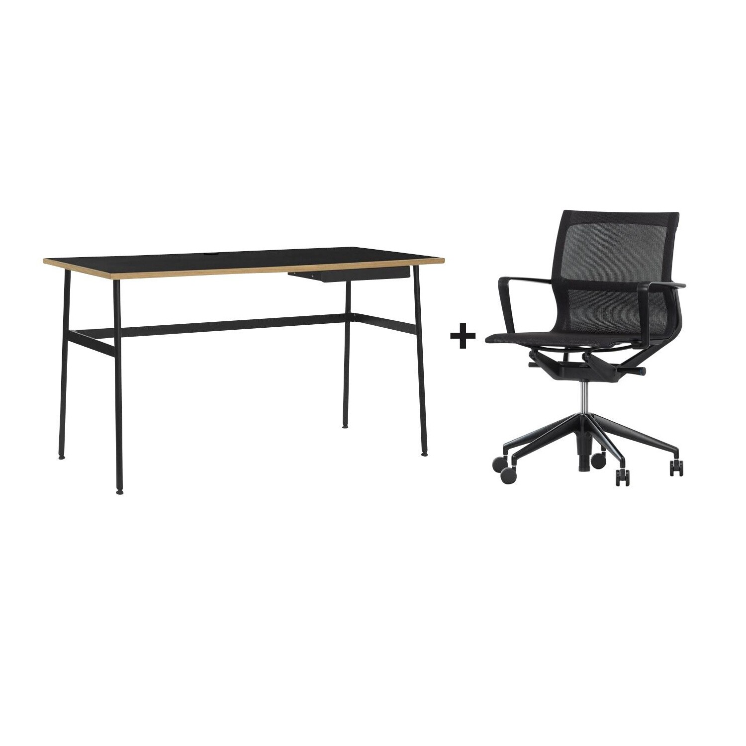 Promo Set Journal Office Table + Physix Office Chair