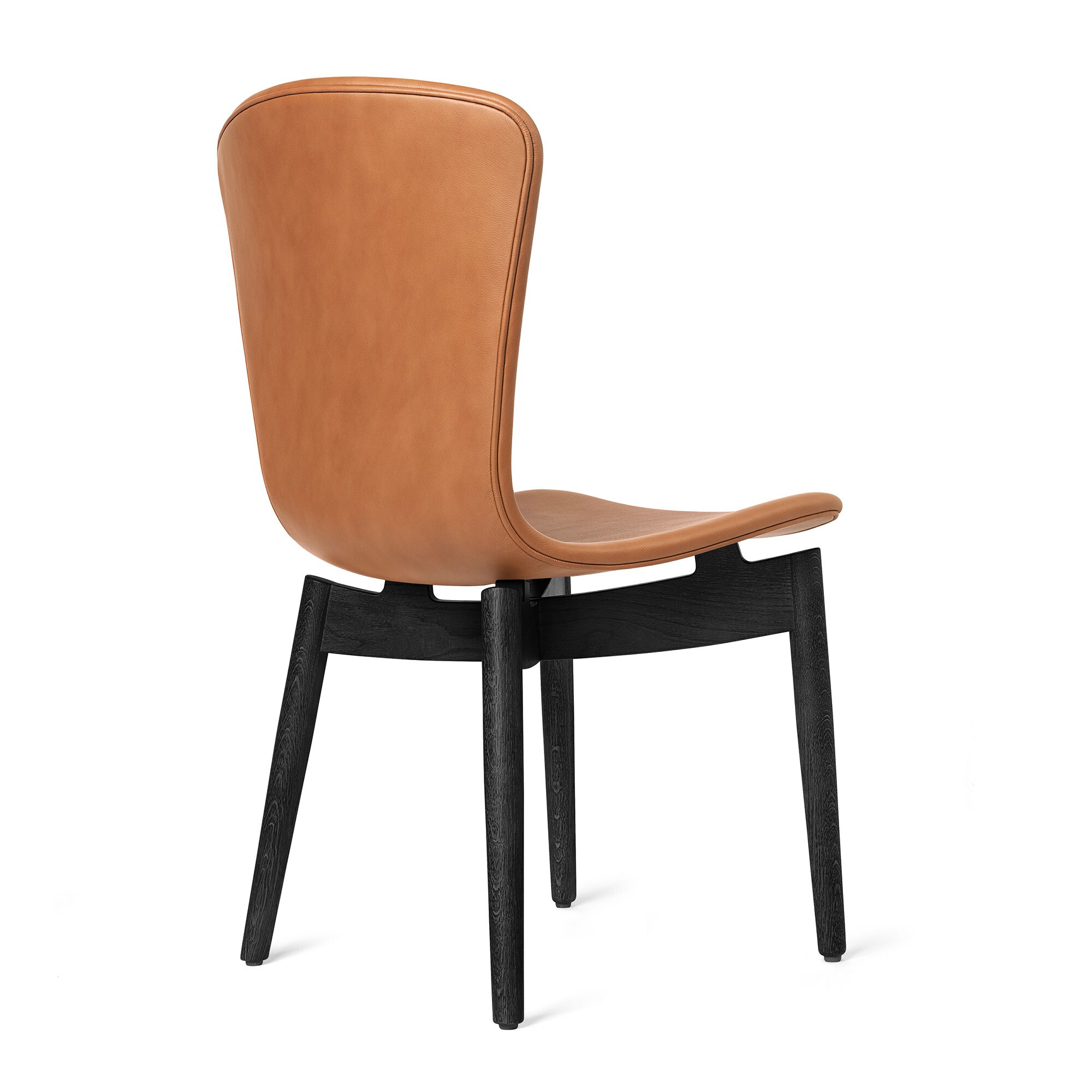 Shell Chair Black Oak