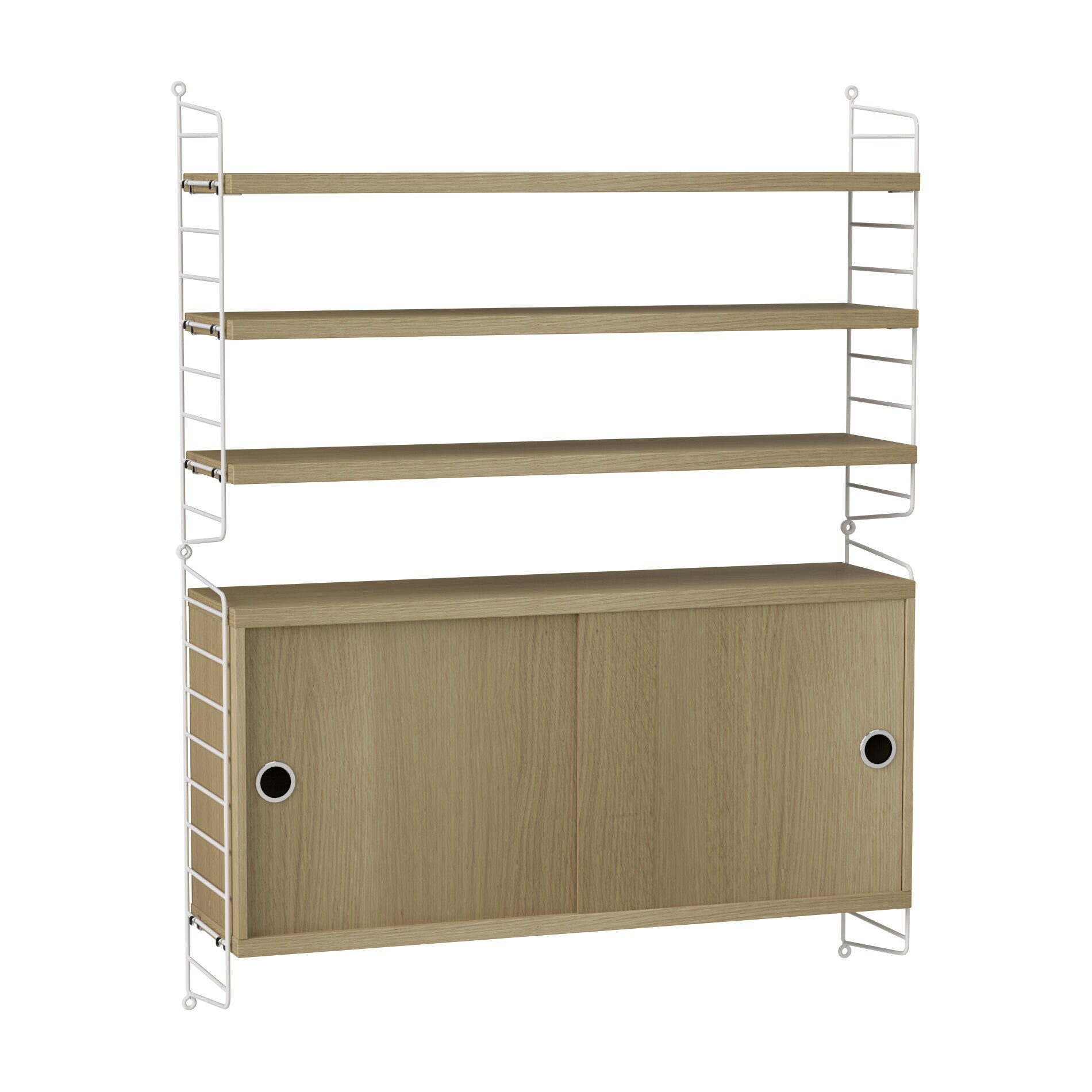 Wall Shelf with Cabinet 78x100x20cm