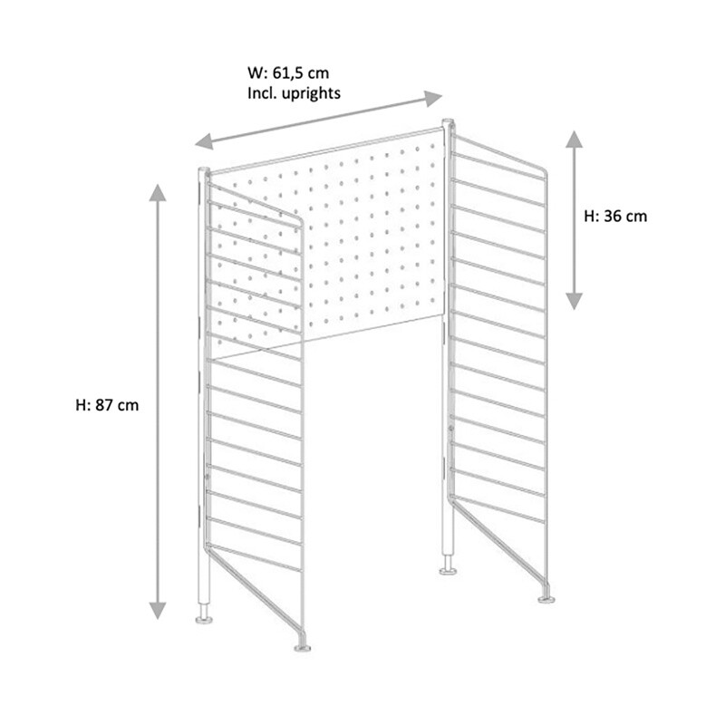 String System Outdoor Back Panel 58x36cm