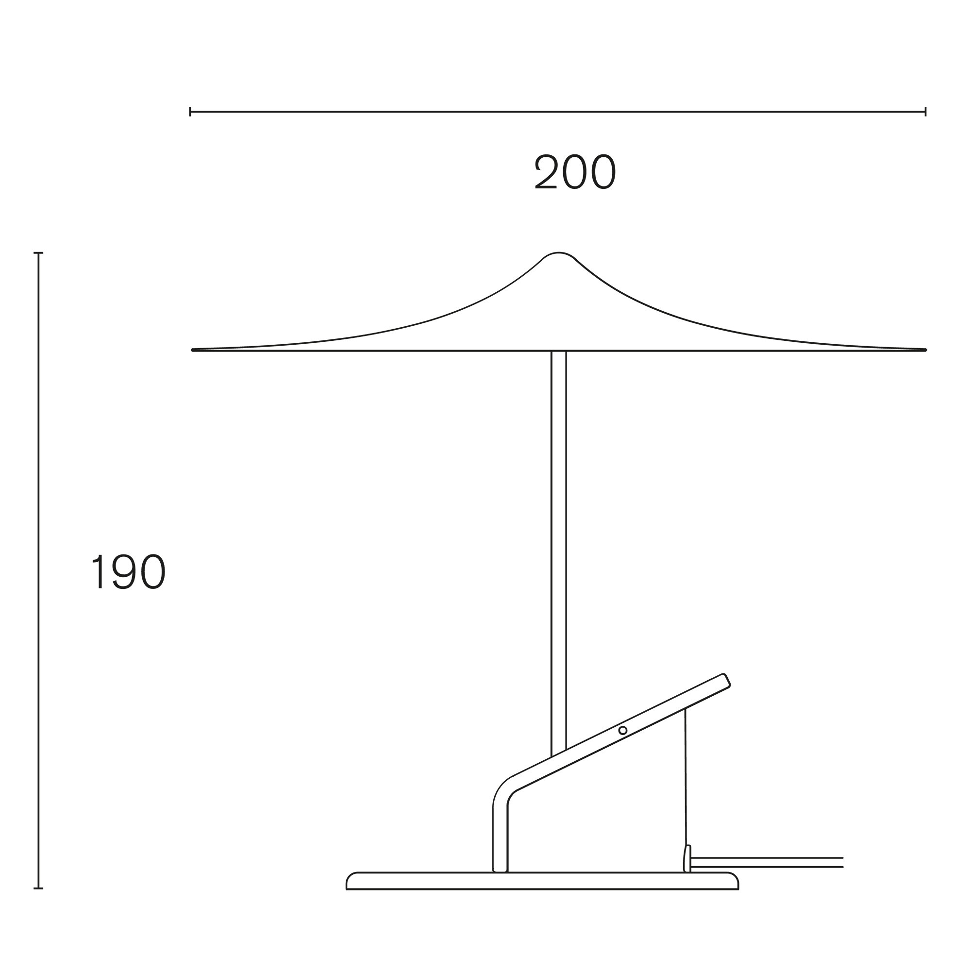 w153 Île LED Table Lamp/Wall Lamp