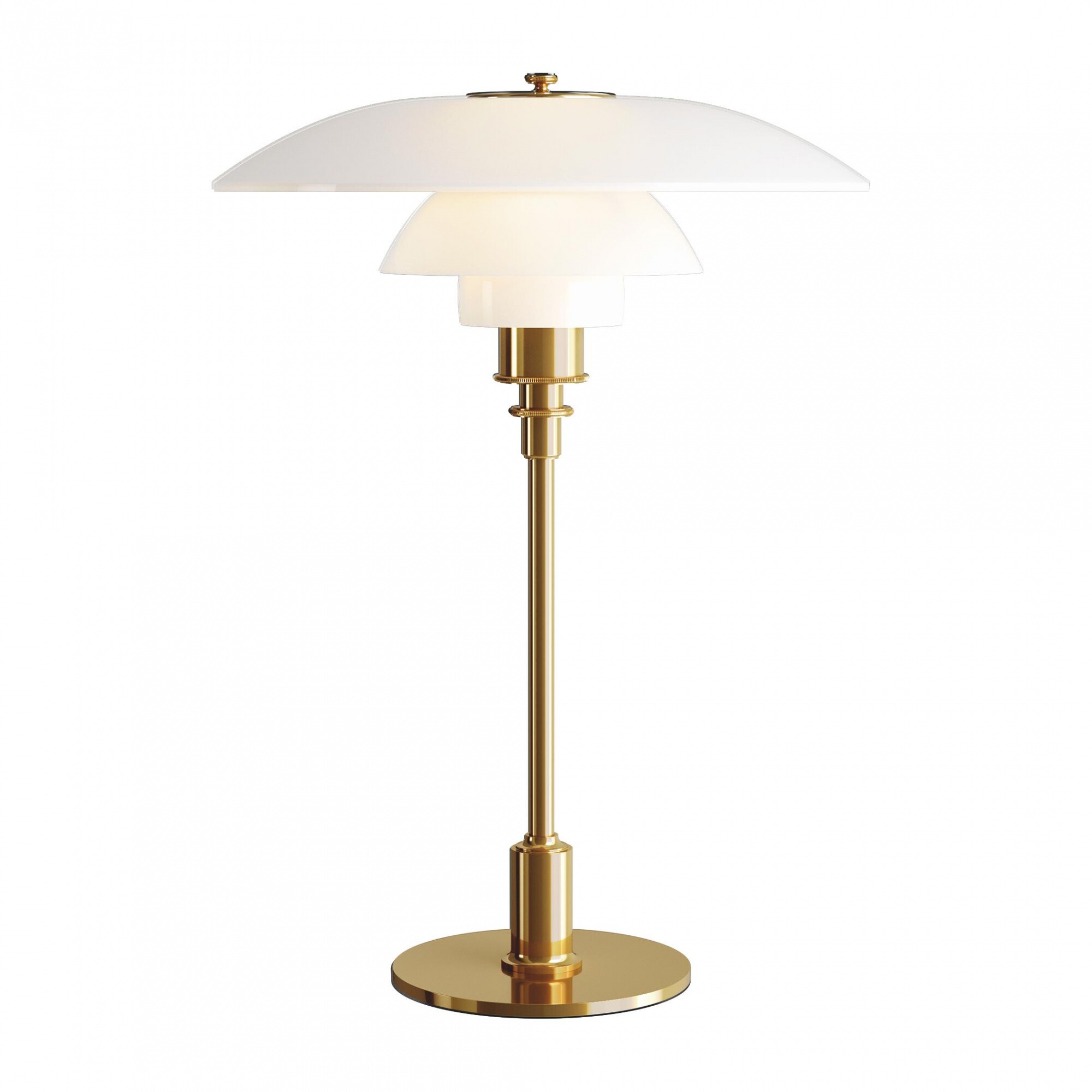 PH 3 1/2 - 2 1/2 Glass Table Lamp