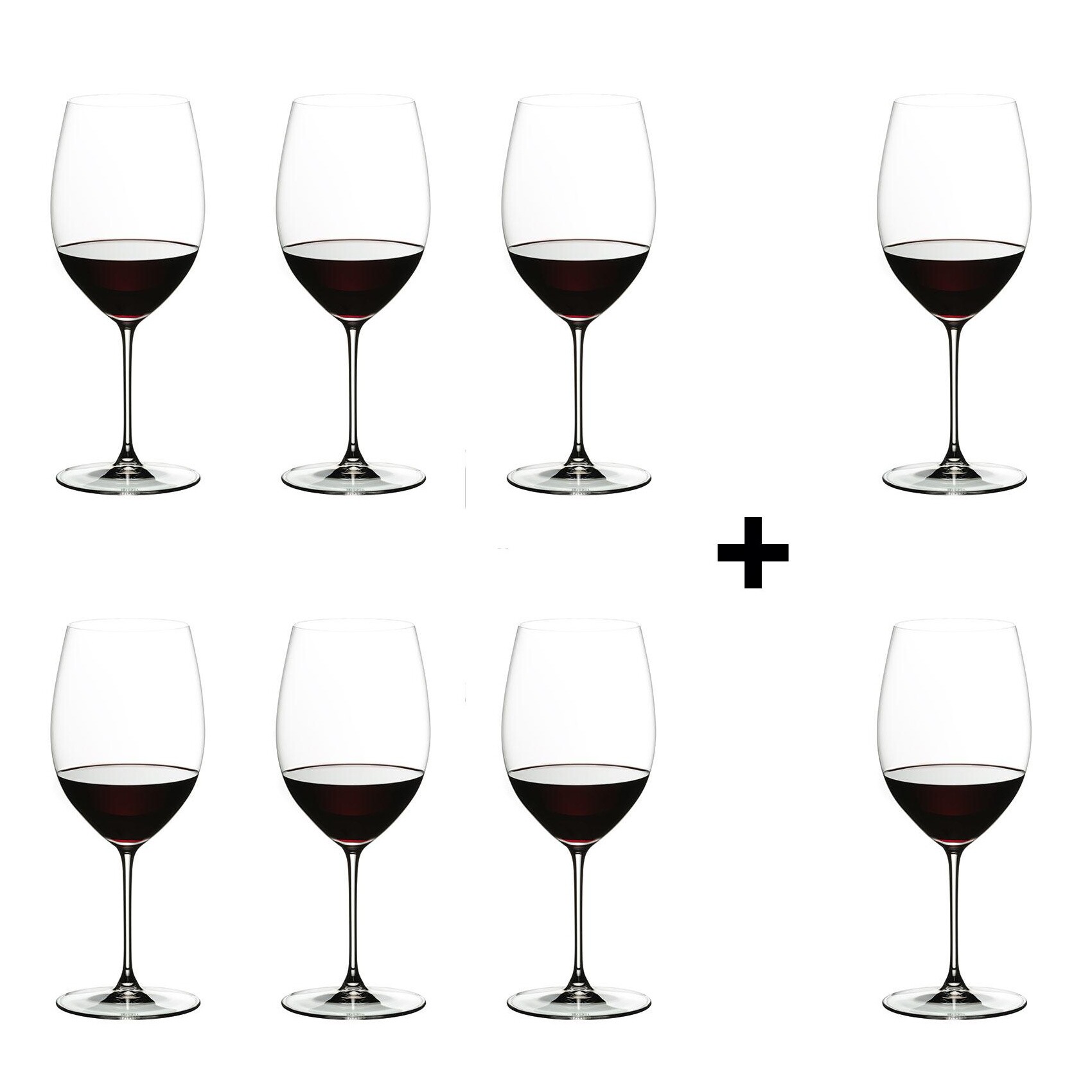 Veritas Cabernet/Merlot Wine Glass Gift Set 6+2 for free