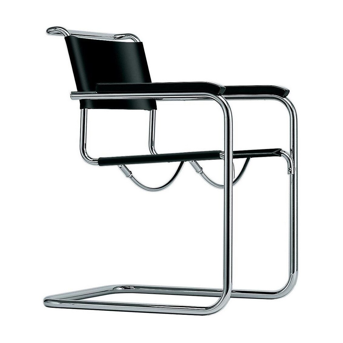 Thonet S 34 Cantilever Armchair leather