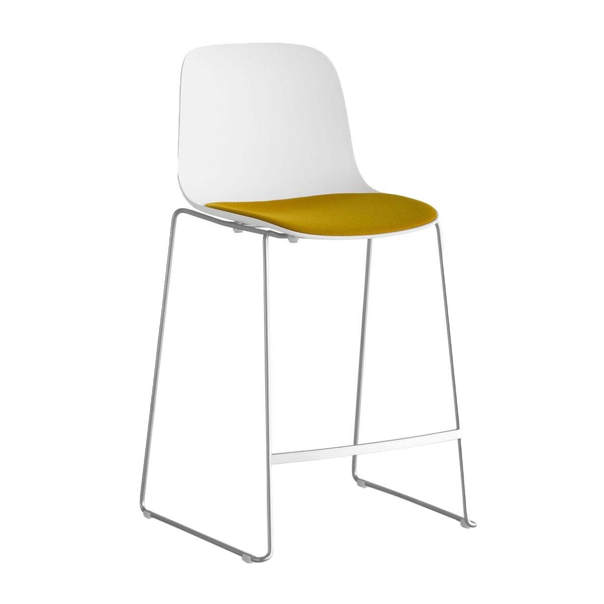 Seela S321 Bar Stool with Fabric H 75cm