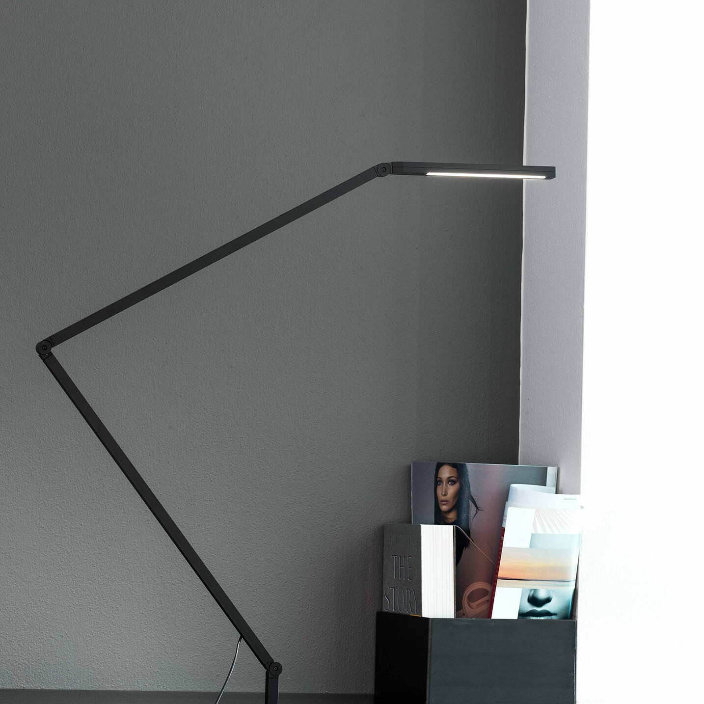 Untitled Linear LED Desk Lamp With Clamp