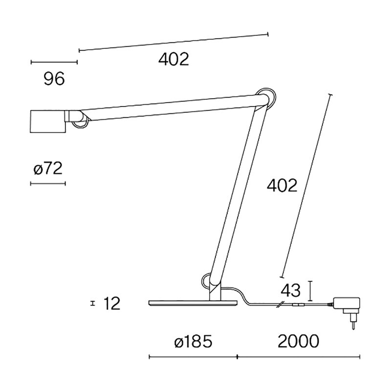 w227 Winkel b2 LED Desk Lamp