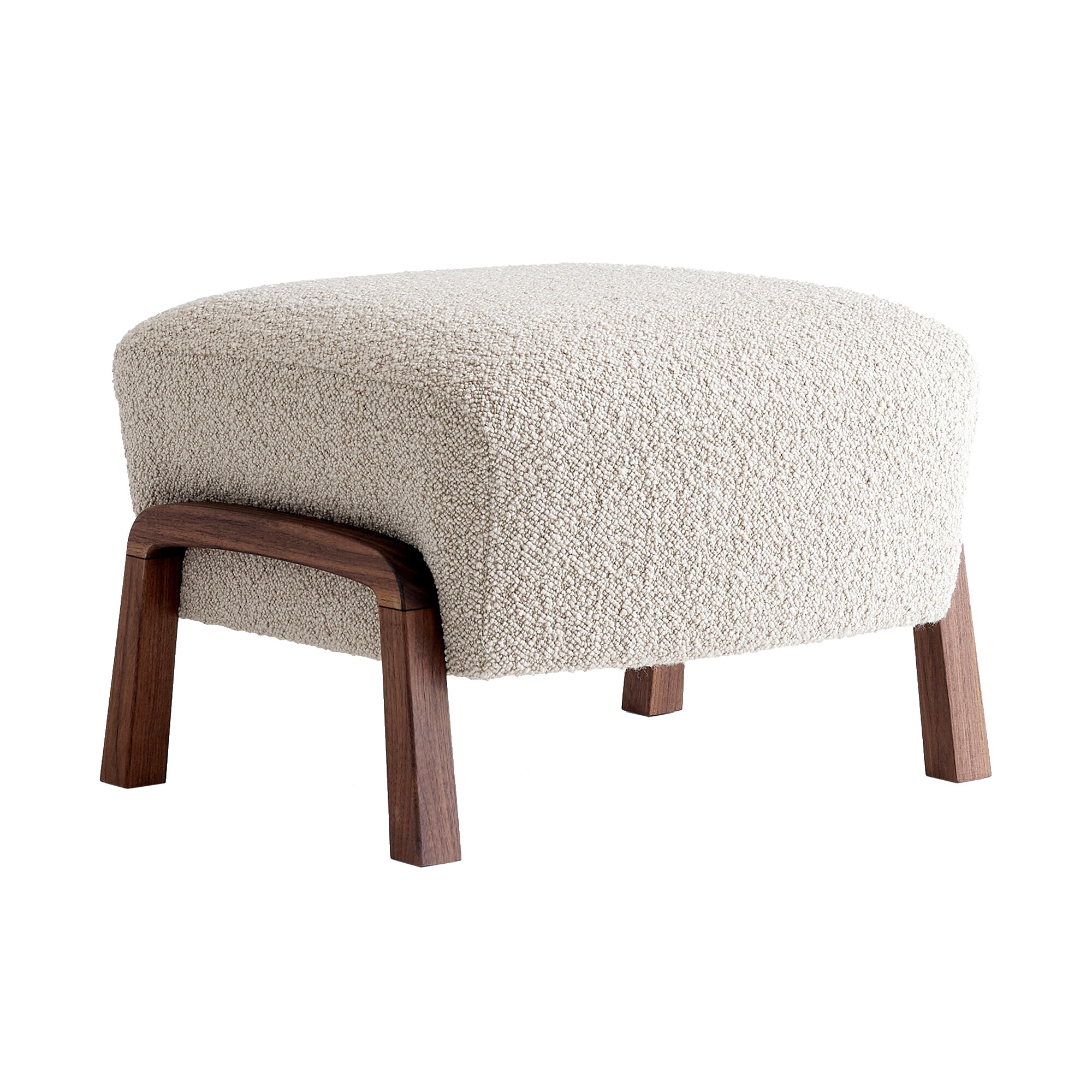 Wulff ATD3 Pouf Frame Walnut