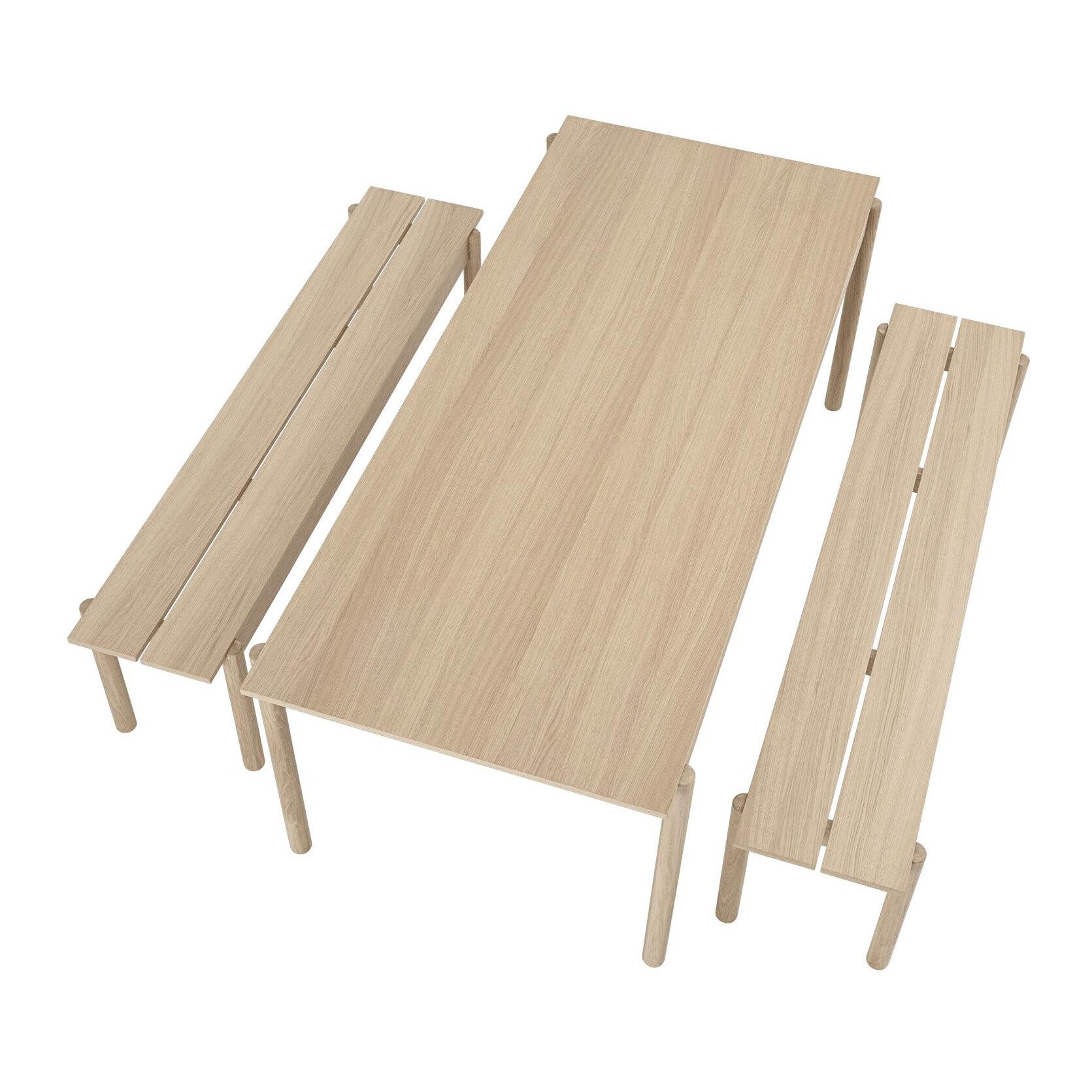 Linear Wood Dining Table 200x85cm