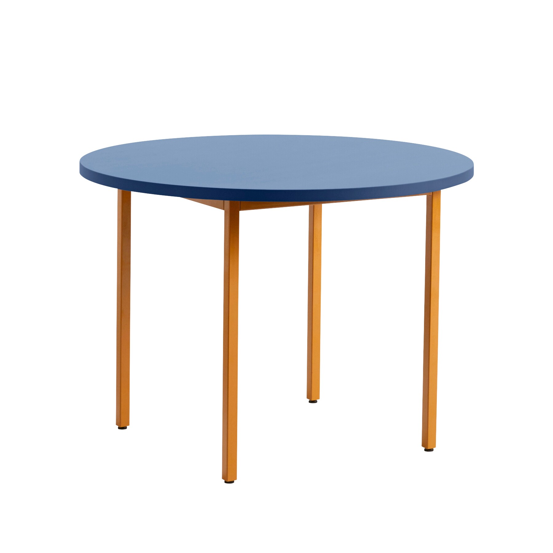 Two-Colour Dining Table Base Ochre Ø105cm