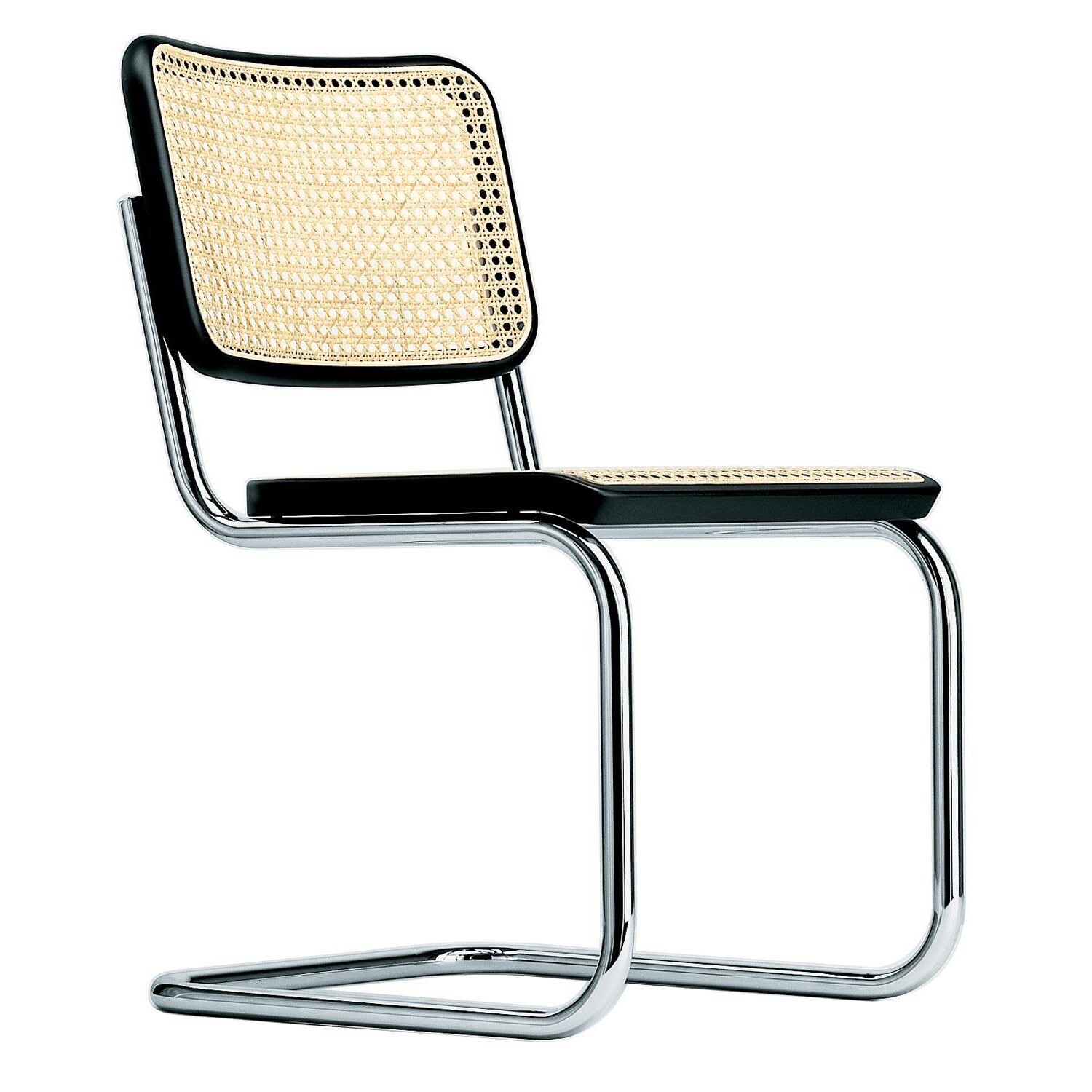 S 32 V Cantilever Chair with Wickerwork