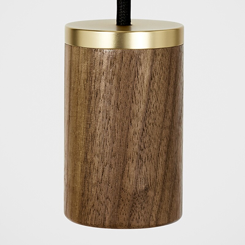Walnut Knuckle Suspension Lamp