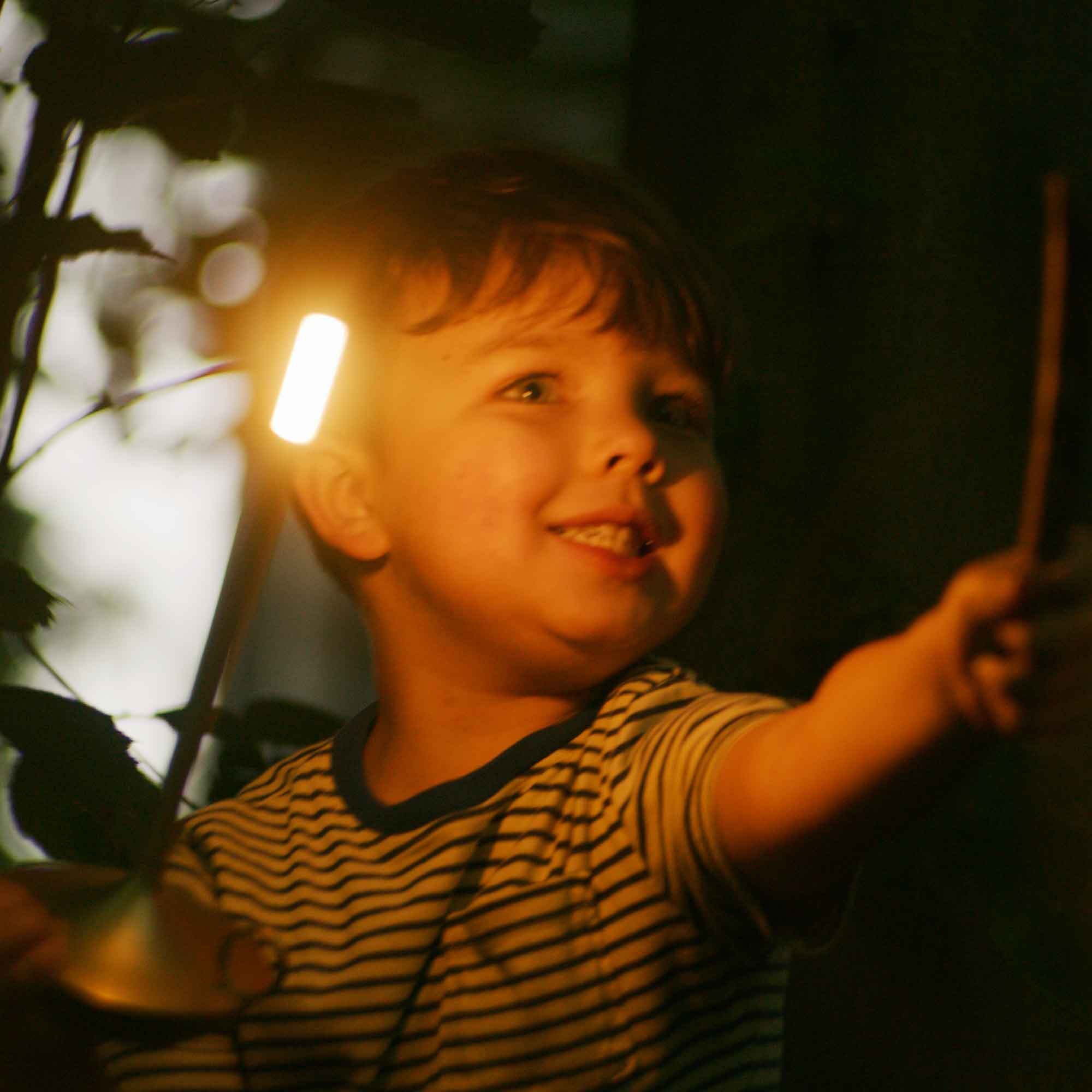 Wick LED Lamp with Battery